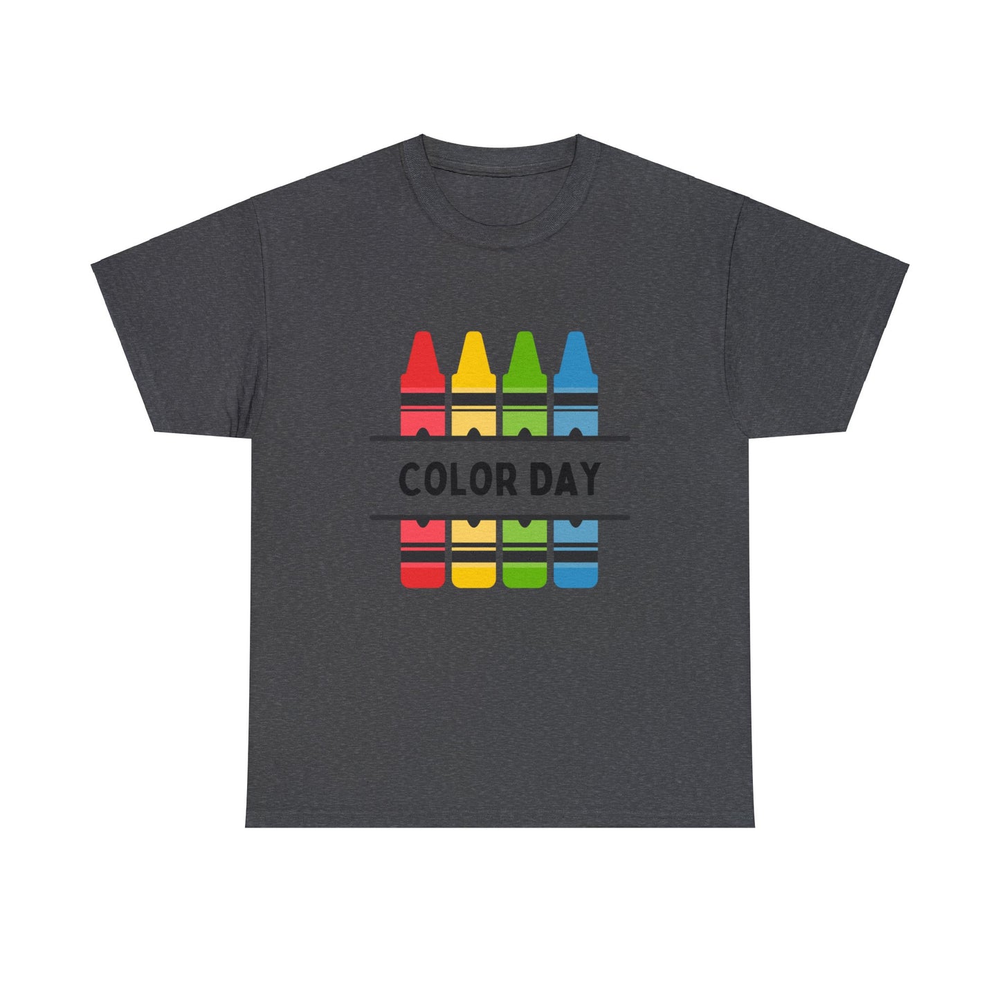 Color Day Unisex Heavy Cotton Tee Inspire Learning and Fun for Teachers and Children