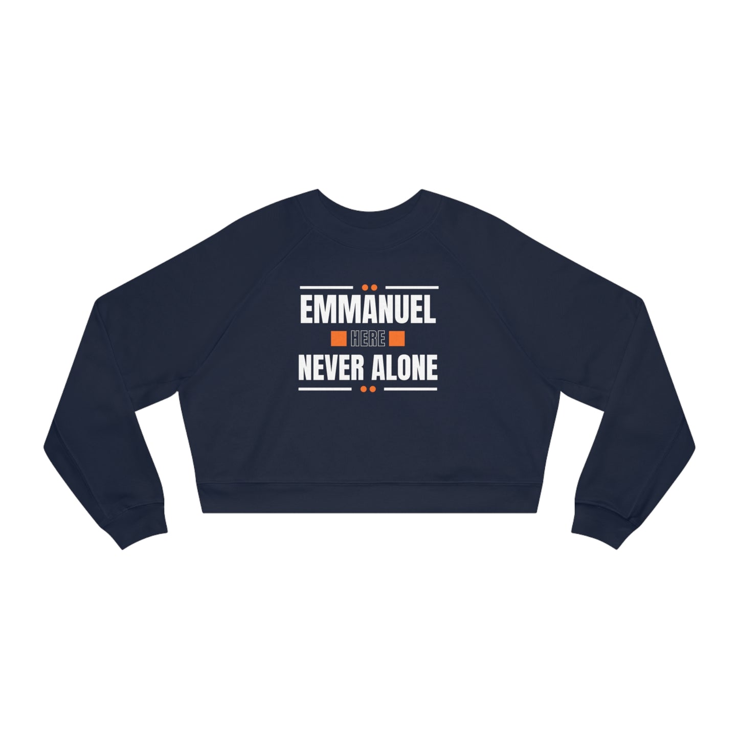 Emmanuel Here Women's Cropped Fleece Pullover