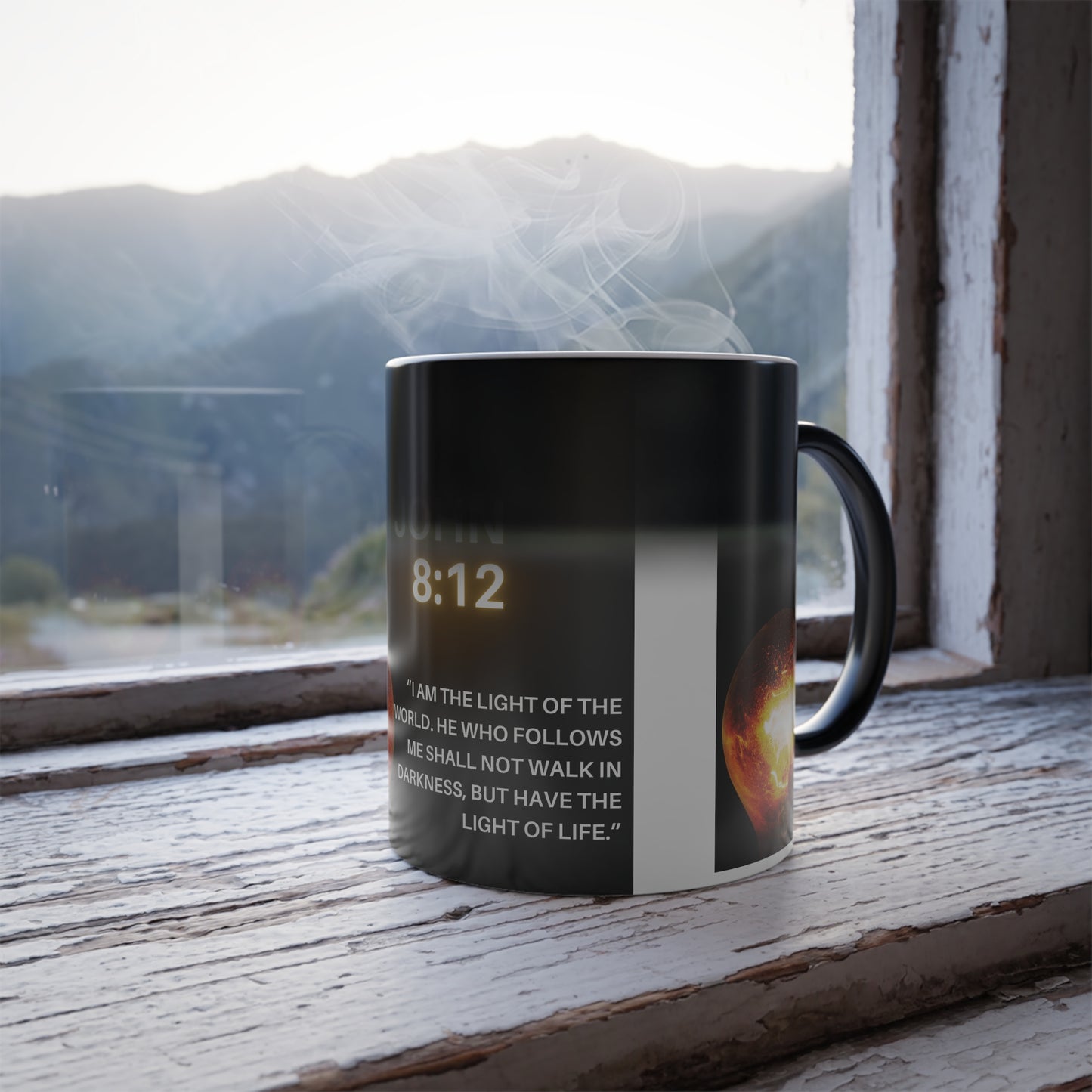 Jesus Light Color Morphing Mug, 11oz