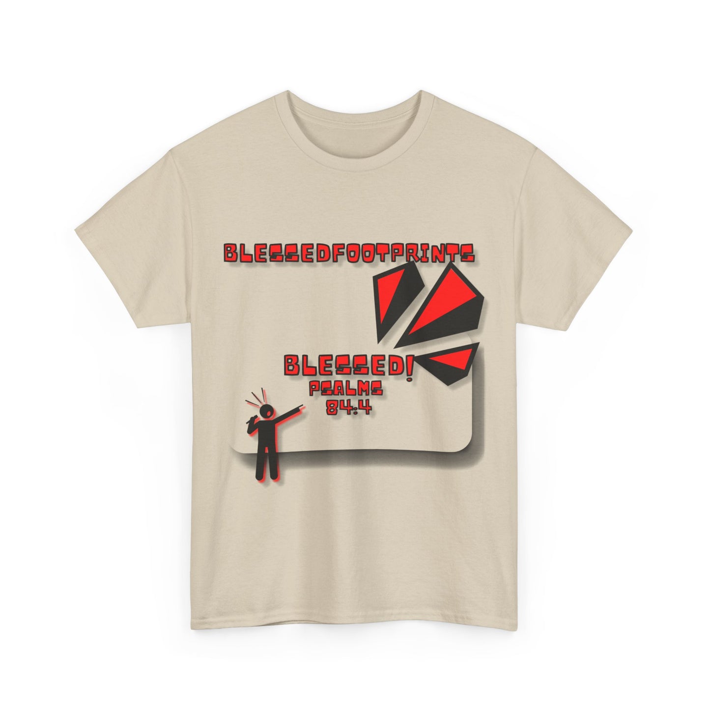 Blessed Psalms 84:4 Unisex Heavy Cotton Tee