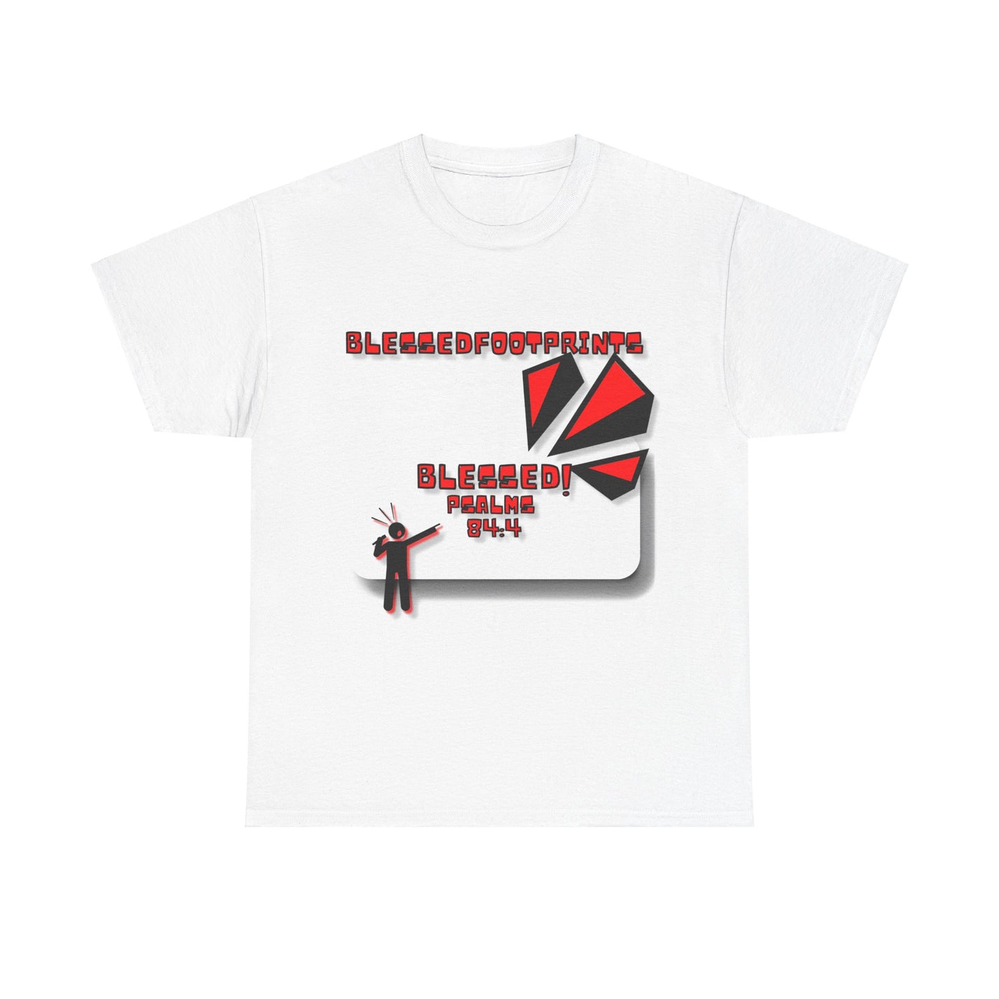 Blessed Psalms 84:4 Unisex Heavy Cotton Tee