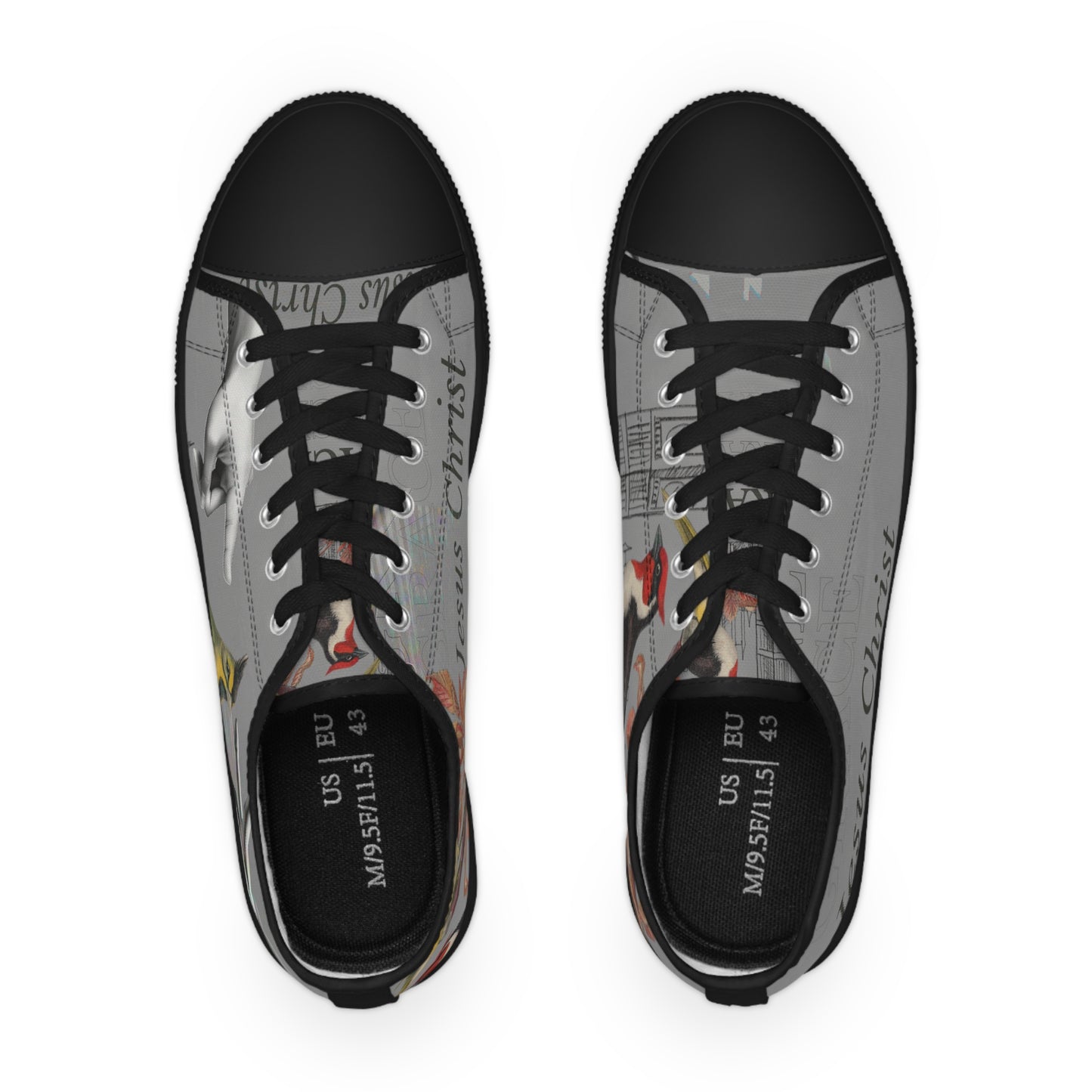 Grace Jesus Christ Men's Low Top Sneakers