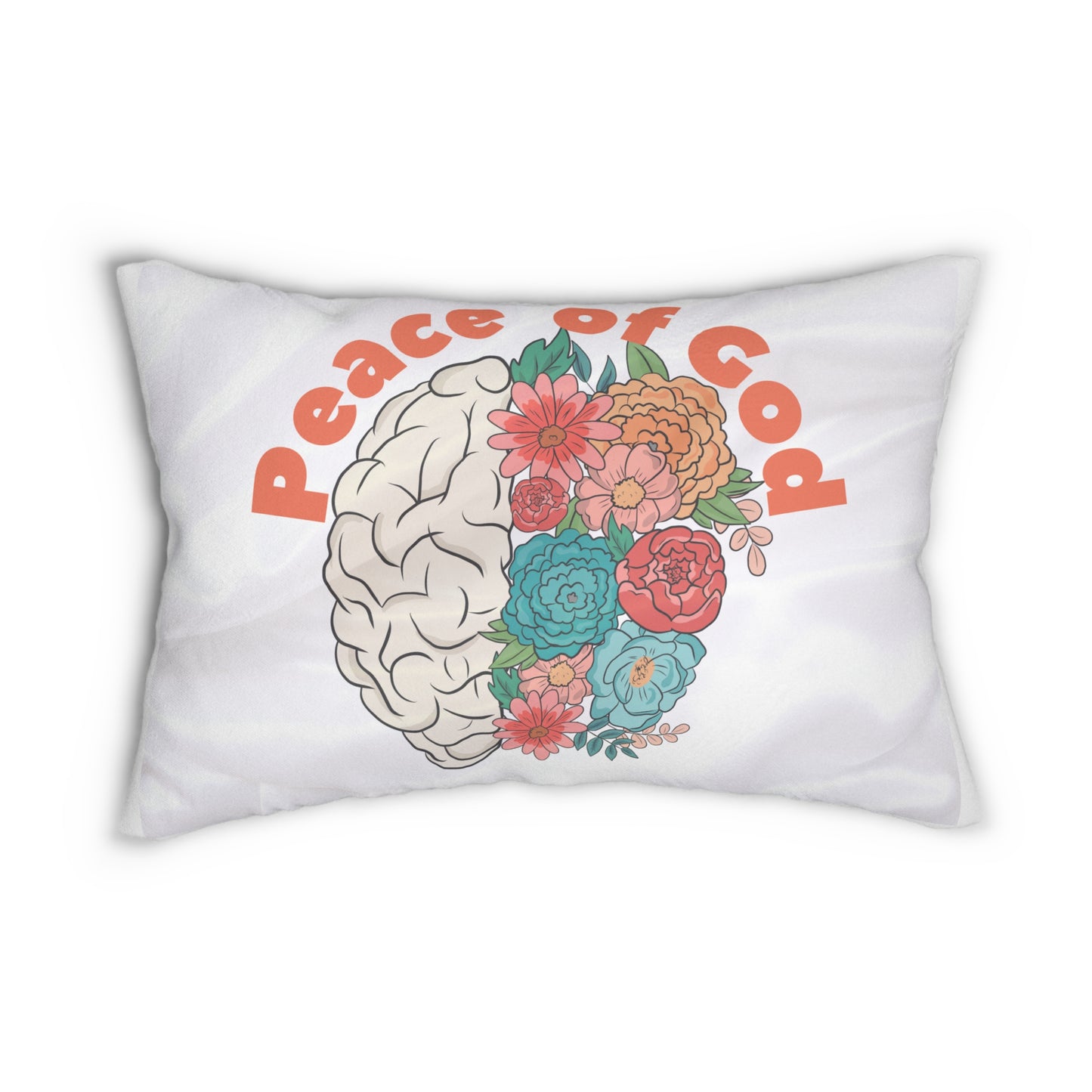 Throw Pillow to Embrace Calmness Enhances Comfort Unique Design Peace of God Throw Pillow Home Decor