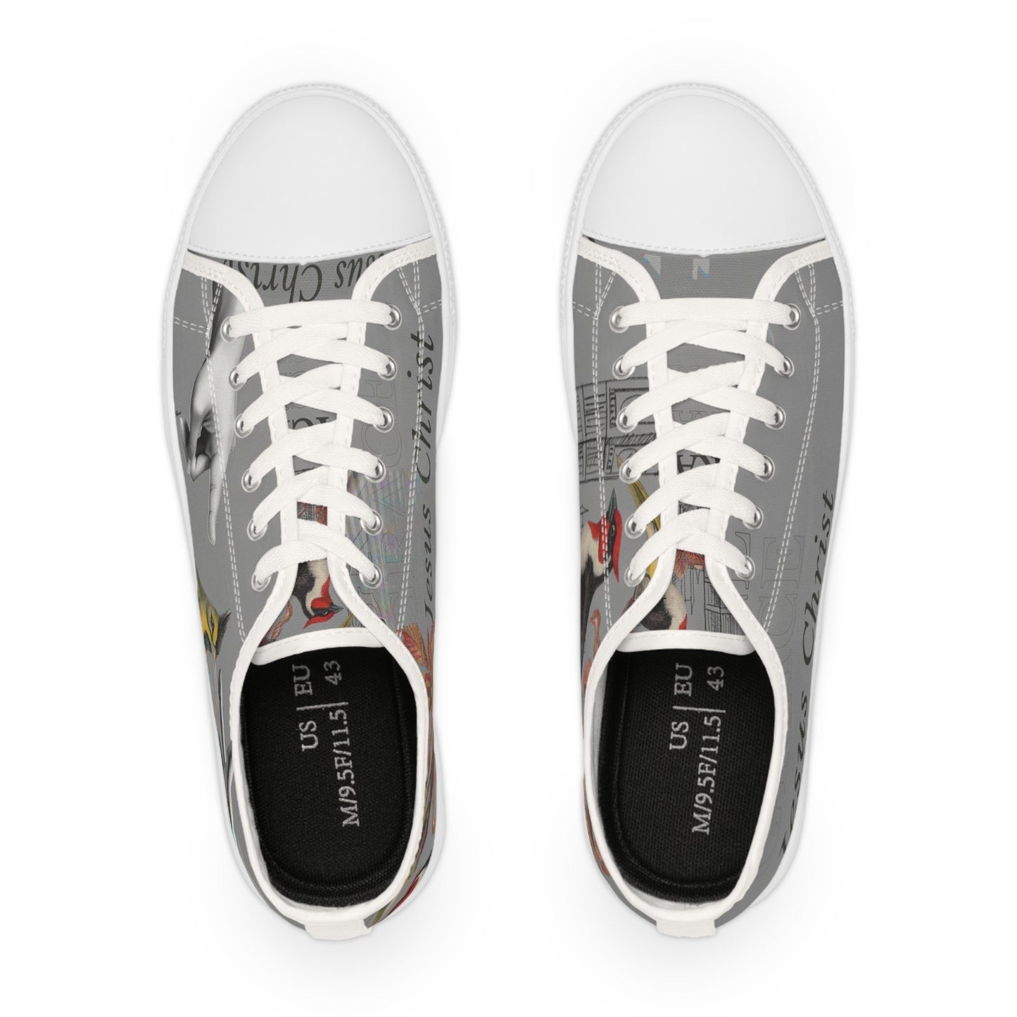 Grace Jesus Christ Men's Low Top Sneakers