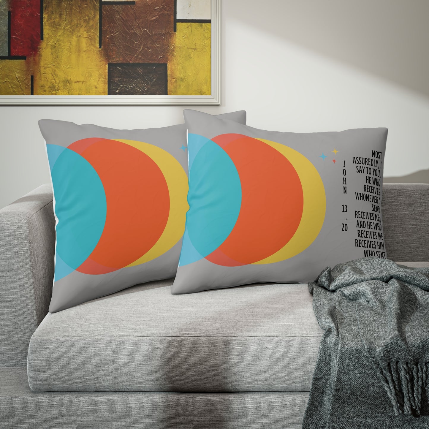 John 13:20 Pillow Sham