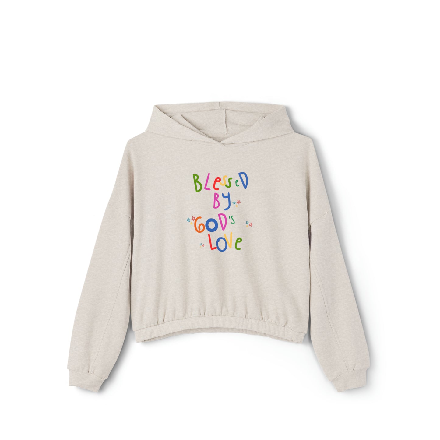 God's Love Women's Cinched Bottom Hoodie