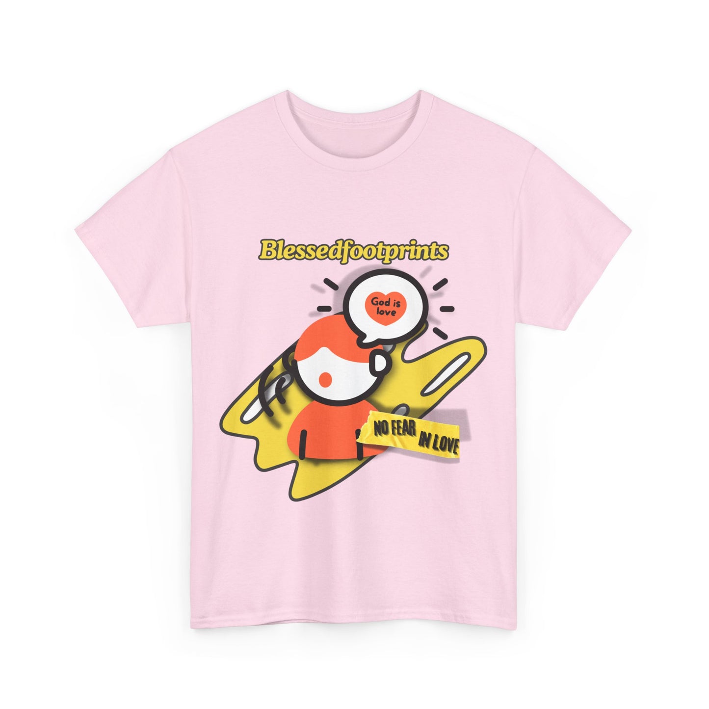 God Is Love Tee No Fear in Love Graphic T shirt