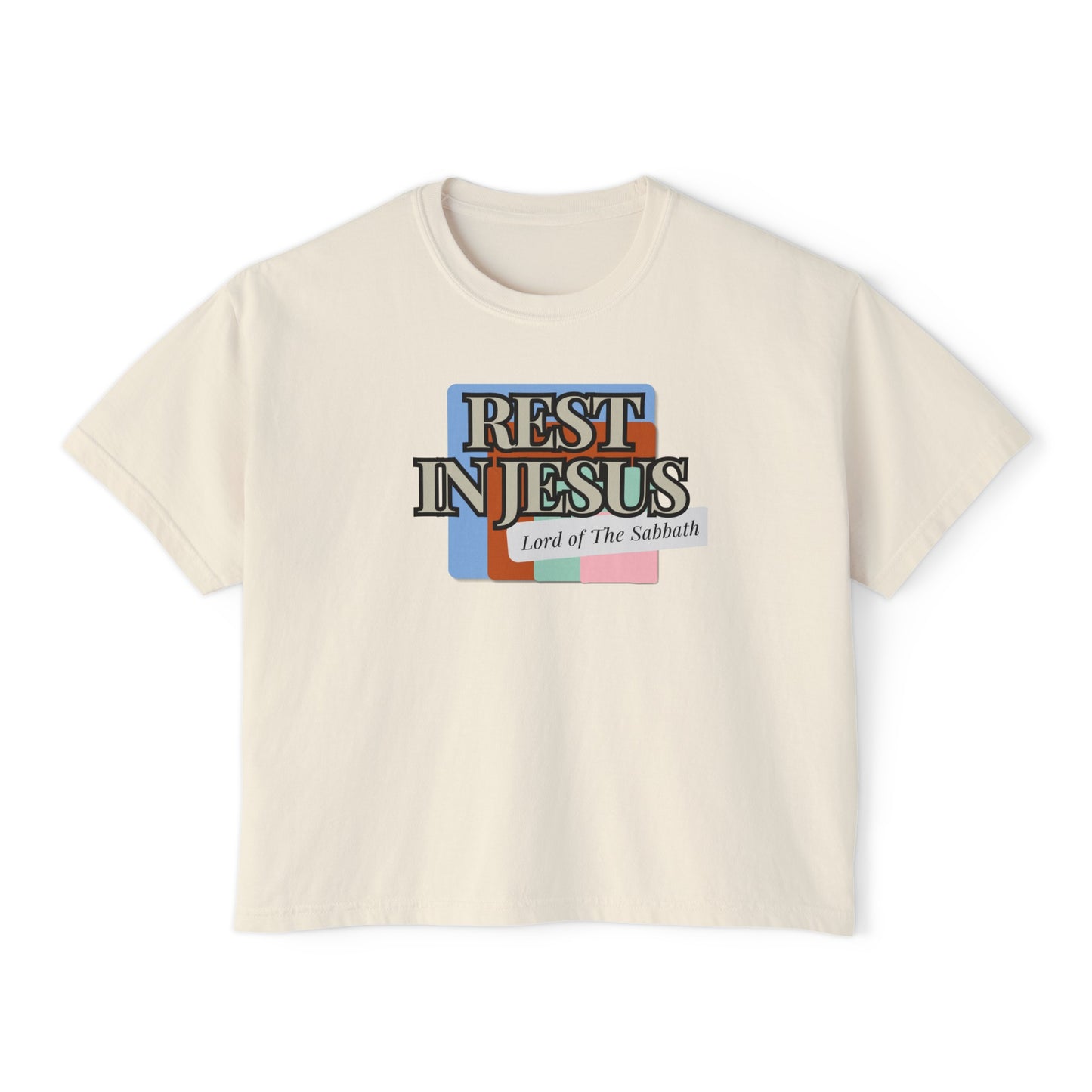 Rest In Christ Women's Boxy Tee