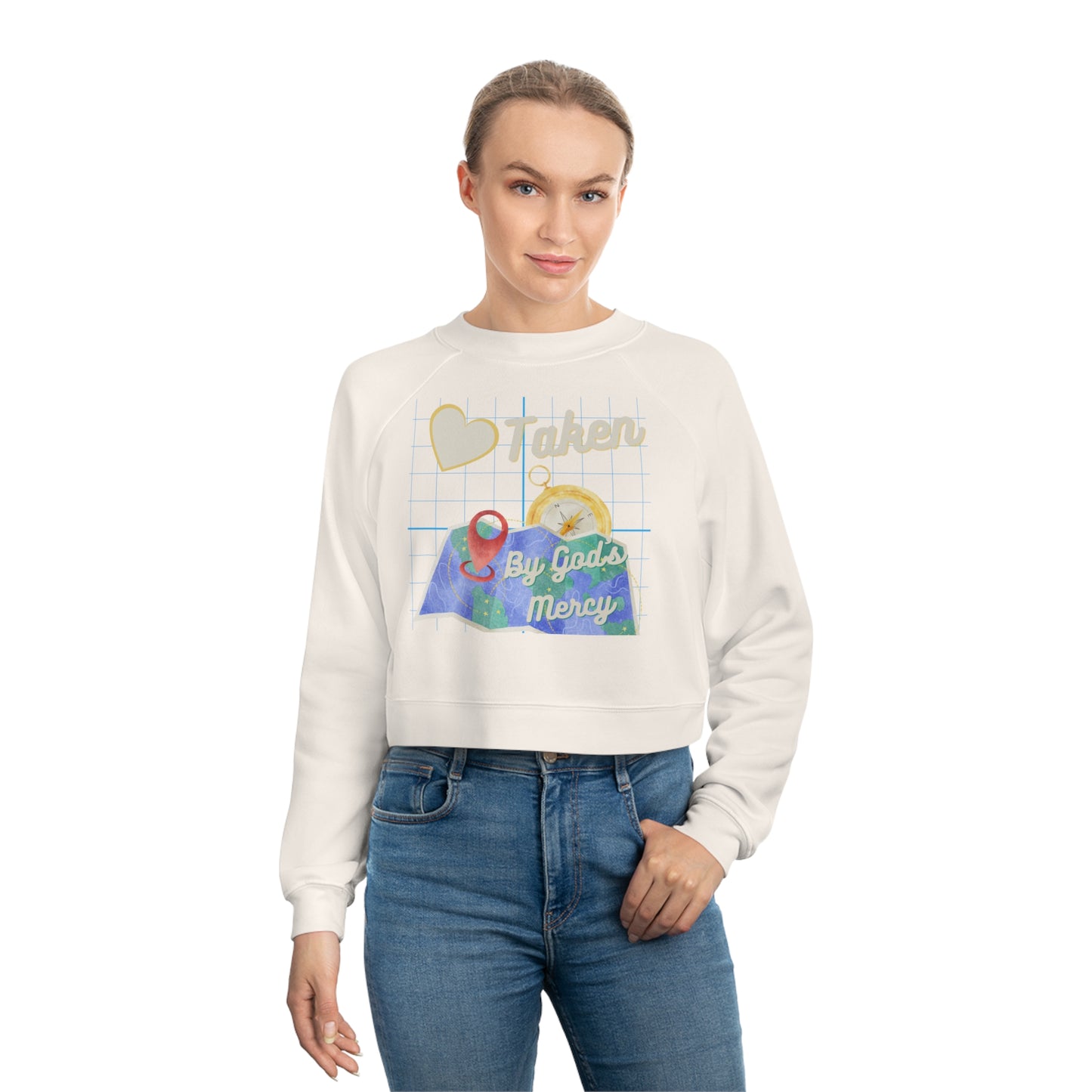 Taken Women's Cropped Fleece Pullover