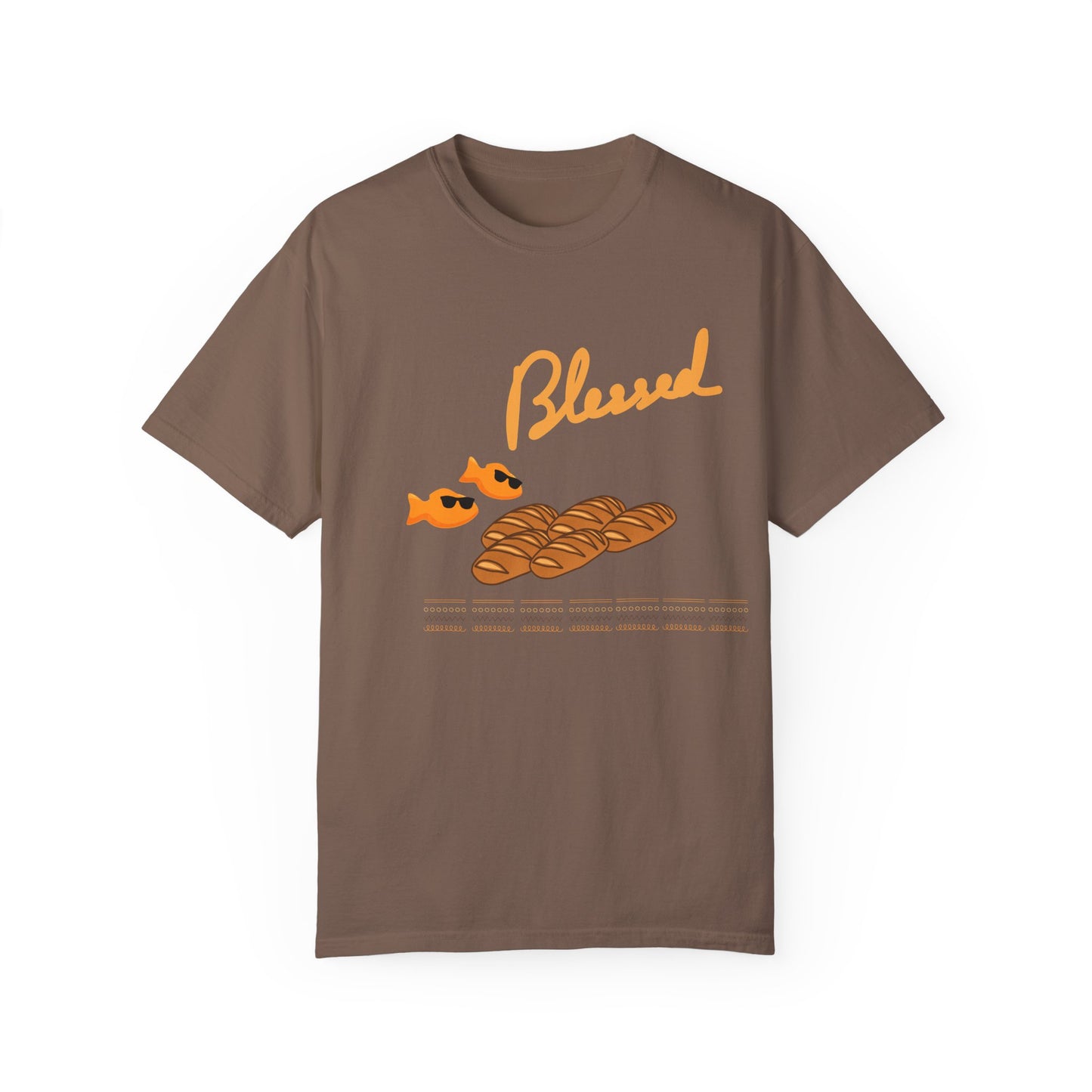 Blessed 2 fish & 5 Loaves T-Shirt ā Christian Design | Comfort Colors 1717