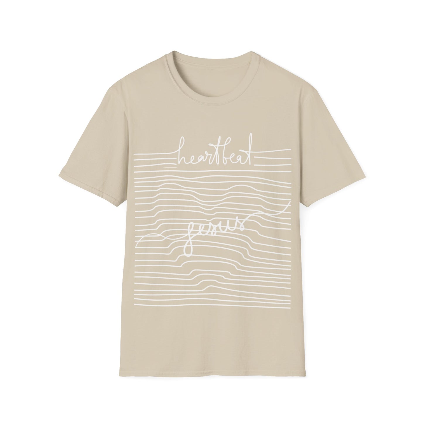 Jesus Heartbeat Unisex Softstyle T-Shirt