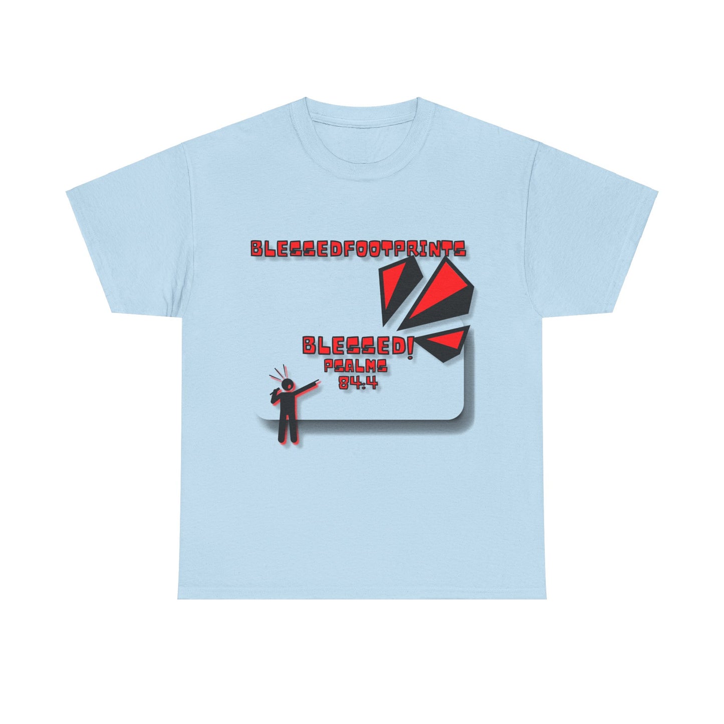 Blessed Psalms 84:4 Unisex Heavy Cotton Tee