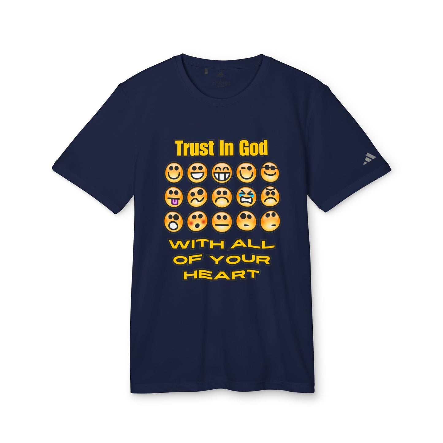 Trust in God Emoji Expression Unisex Tee