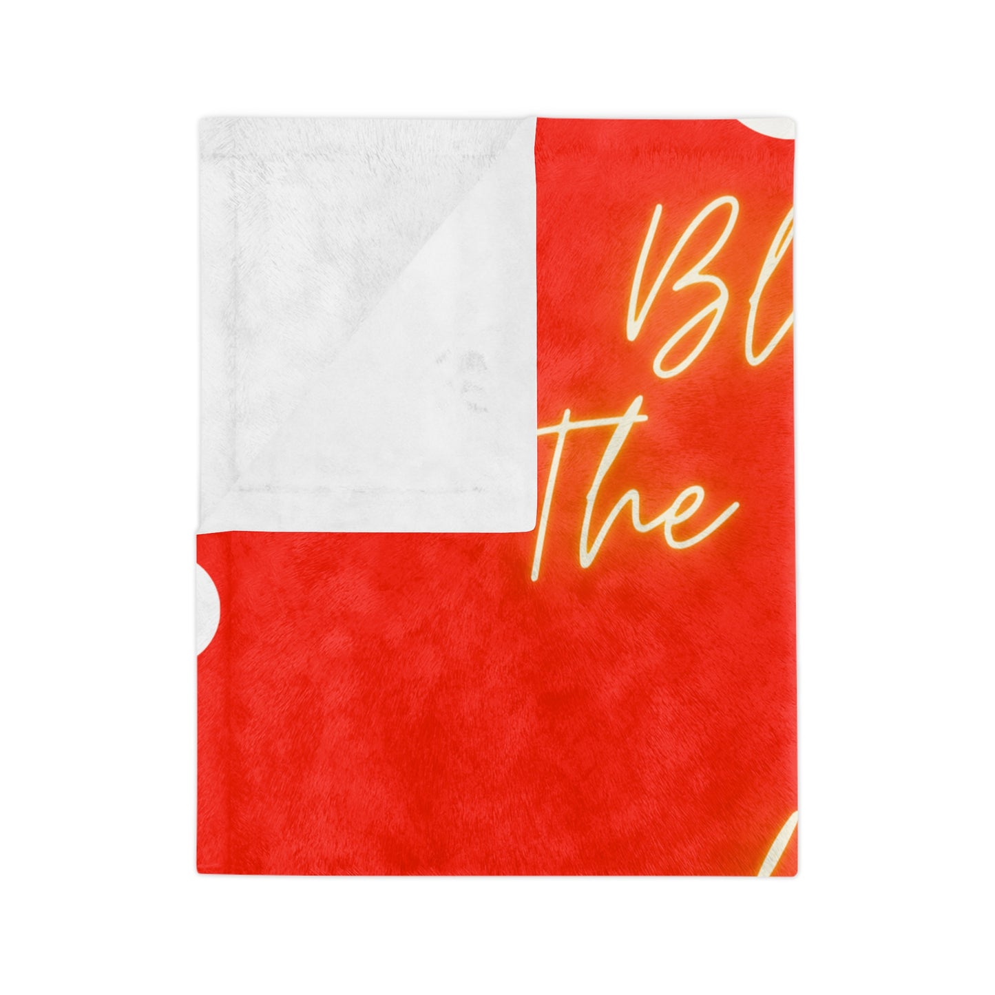 Bless the Lord Velveteen Minky Blanket
