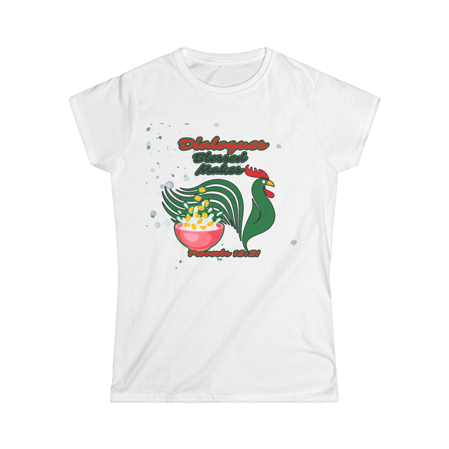 Blessed Dialogue Woman's Softstyle Tee - Kelloggs Inspired Design