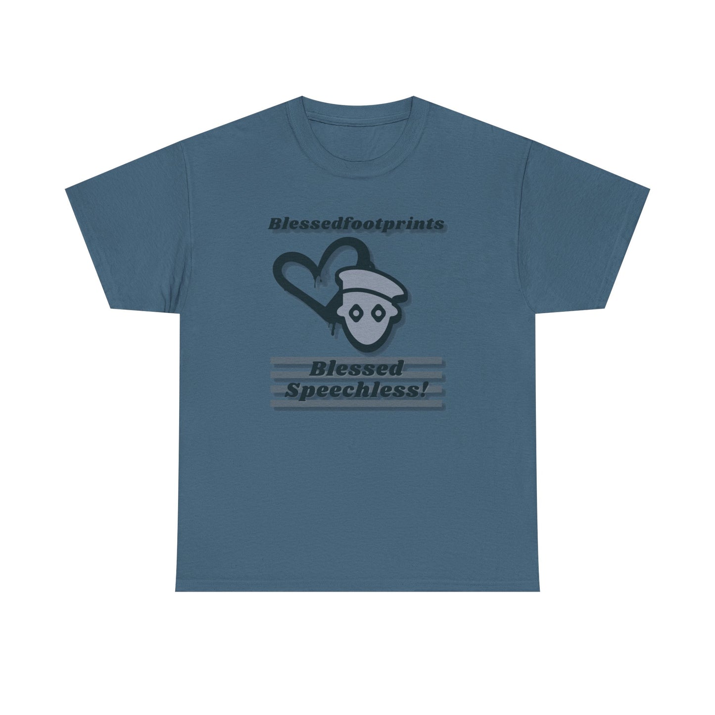 Blessedfootprints Collection Speechless Unisex Heavy Cotton Tee