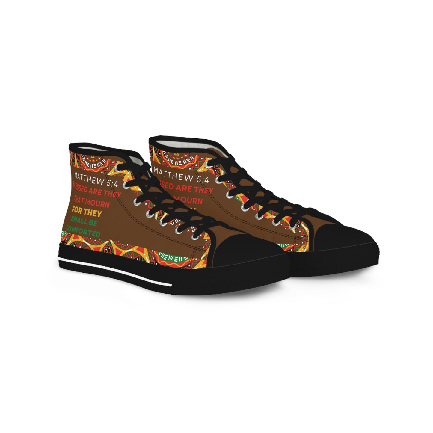 Blessed Are They That Mourn Men's High Top Sneakers