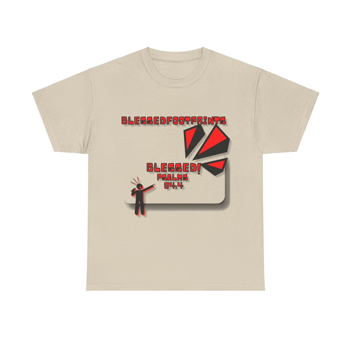 Blessed Psalms 84:4 Unisex Heavy Cotton Tee