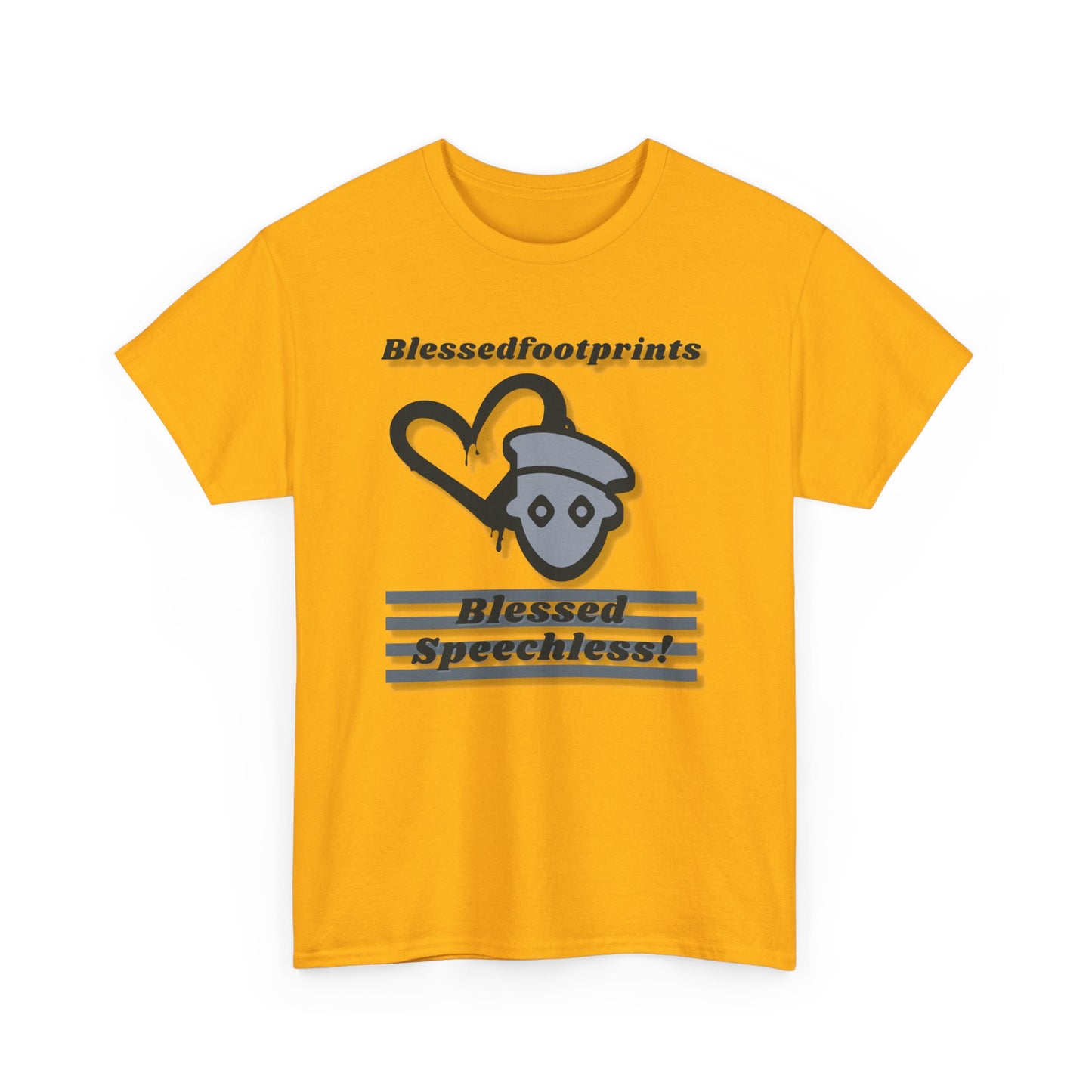 Blessedfootprints Collection Speechless Unisex Heavy Cotton Tee