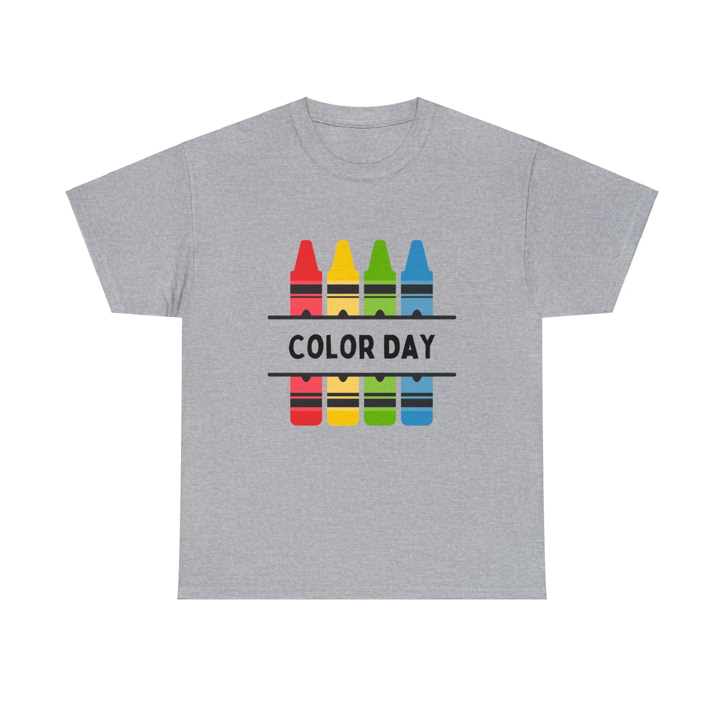 Color Day Unisex Heavy Cotton Tee Inspire Learning and Fun for Teachers and Children