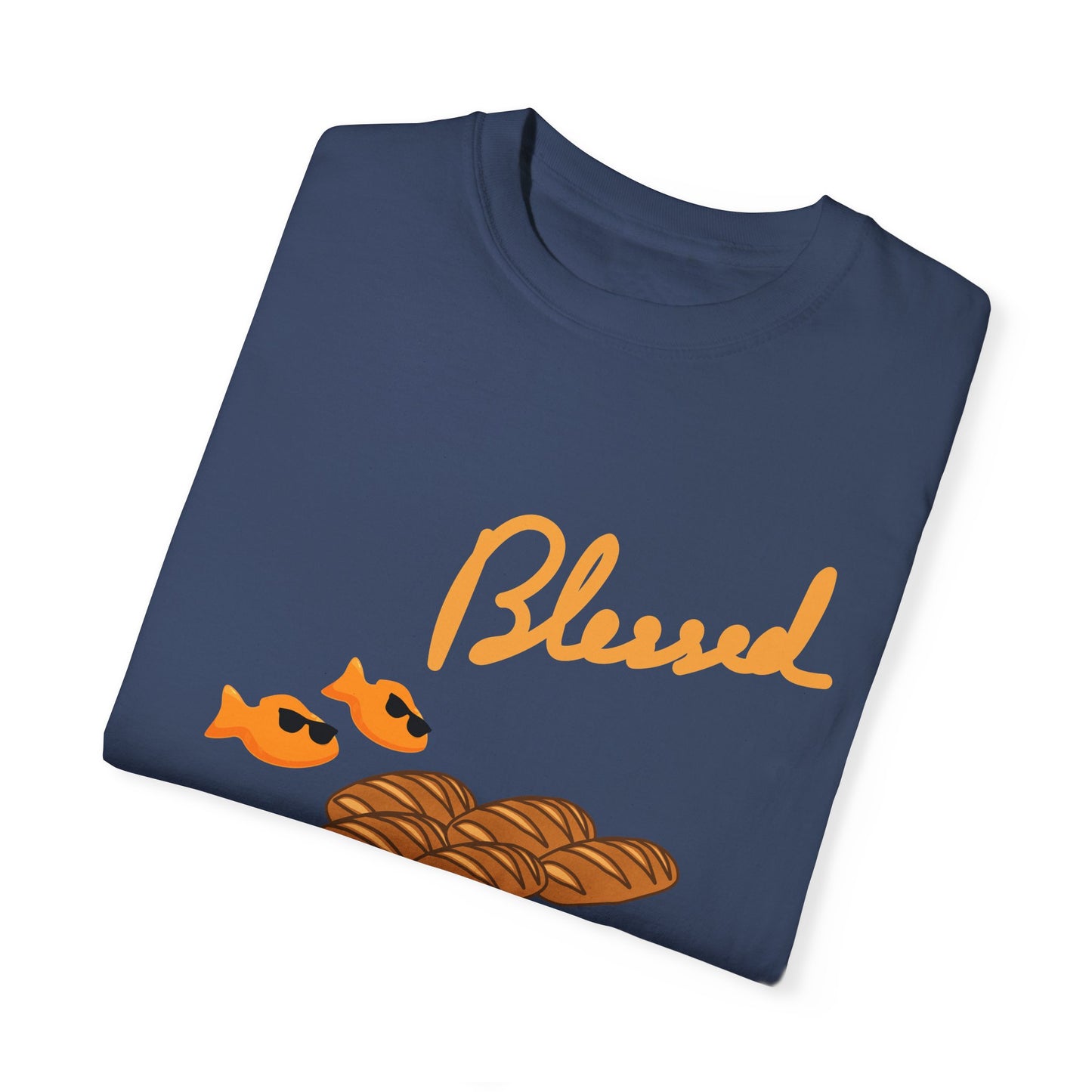 Blessed 2 fish & 5 Loaves T-Shirt ā Christian Design | Comfort Colors 1717