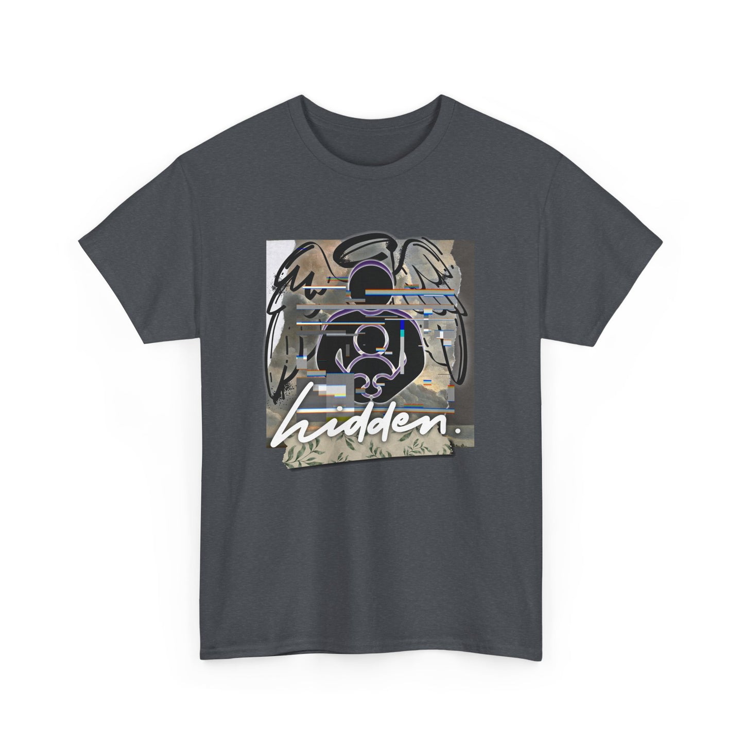 Hidden in Christ” Unisex Heavy Cotton TShirt –Faith-Based Christian Apparel with Unique Design