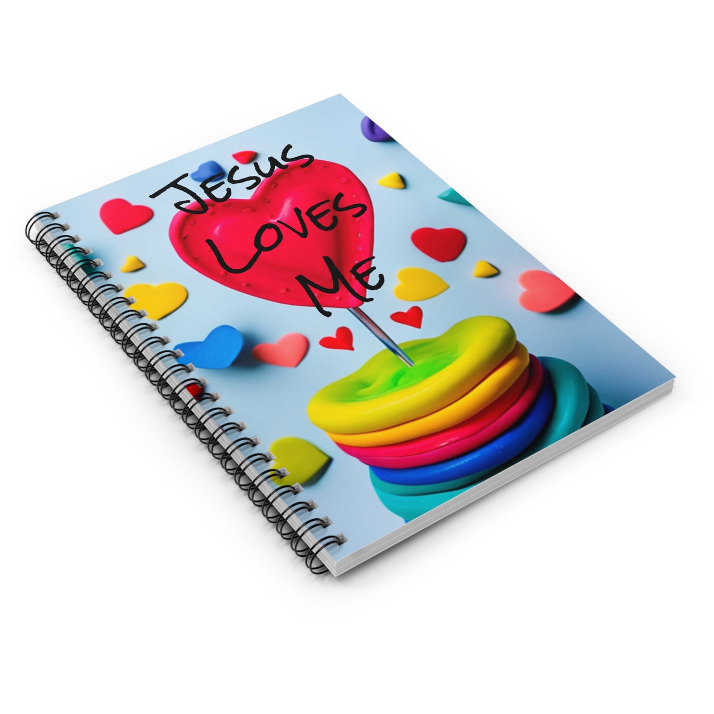 Jesus Loves Me Spiral Notebook - Ruled Line
