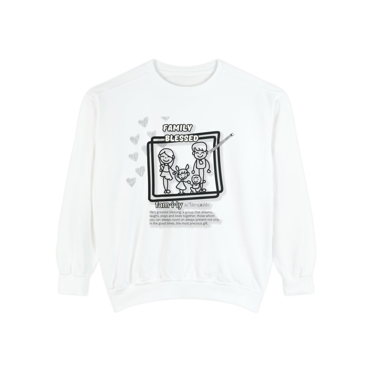 Cherished Family Bonds: Unisex Sweatshirt Celebrating Blessed Unity & Love