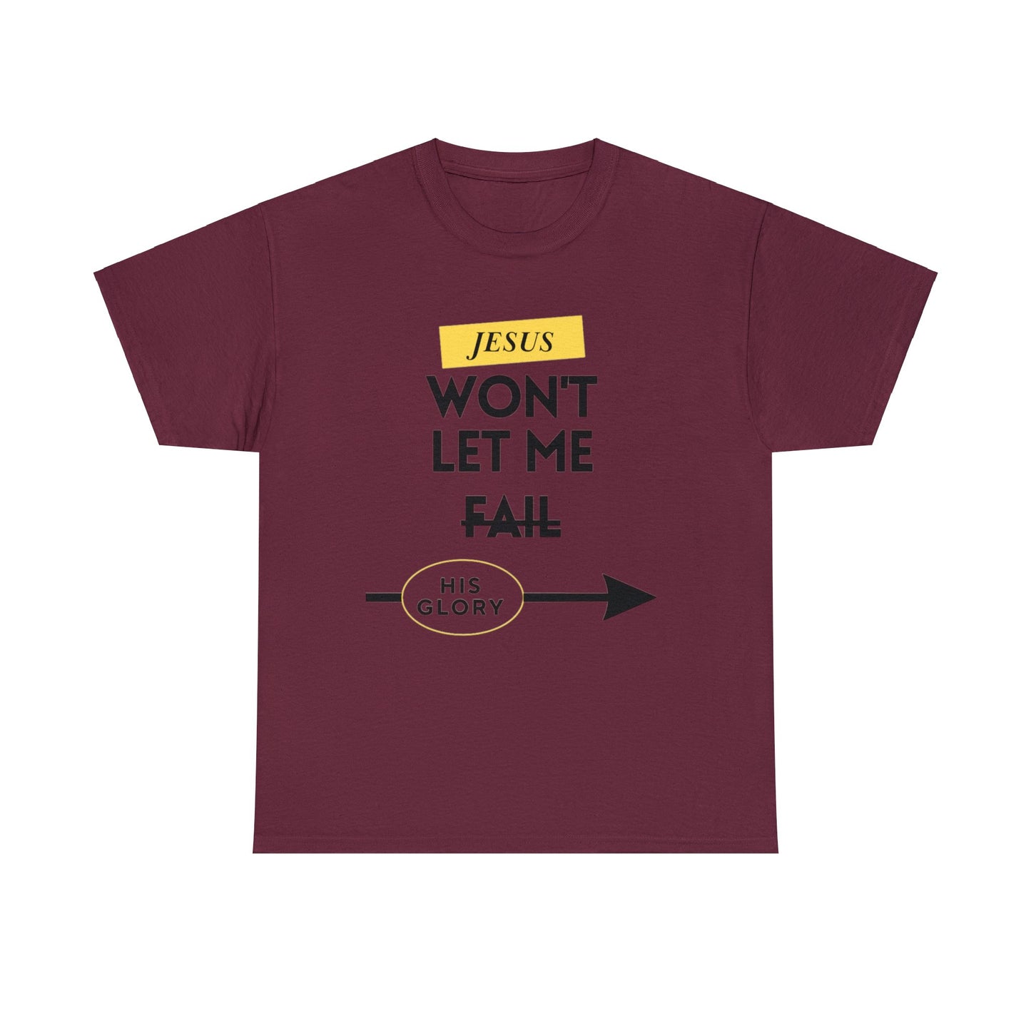 Jesus Won't Let Me Fail Short-Sleeve T-Shirt