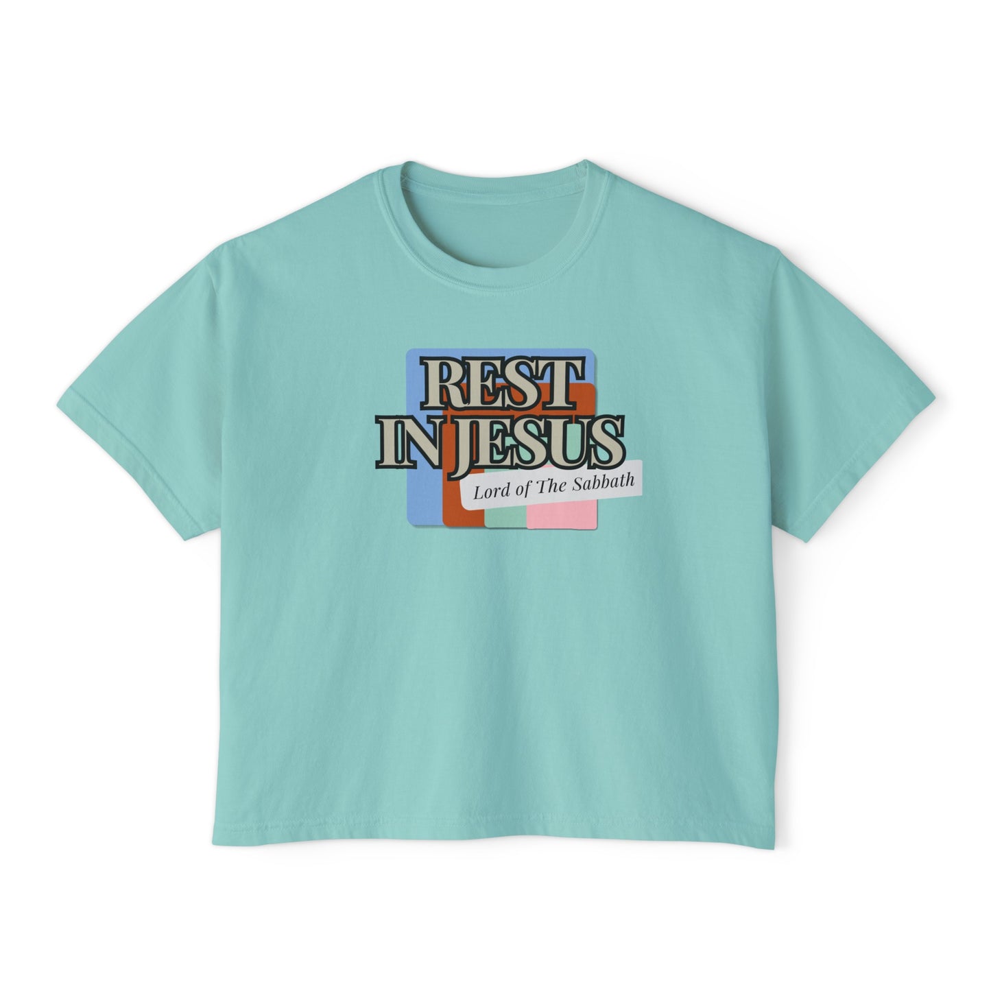 Rest In Christ Women's Boxy Tee