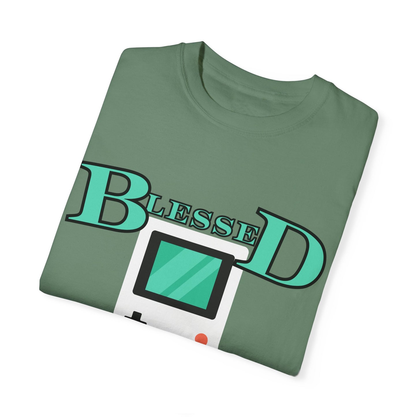Blessed New Level Gameboy T-Shirt | Comfort Colors 1717 – Christian Graphic Tee