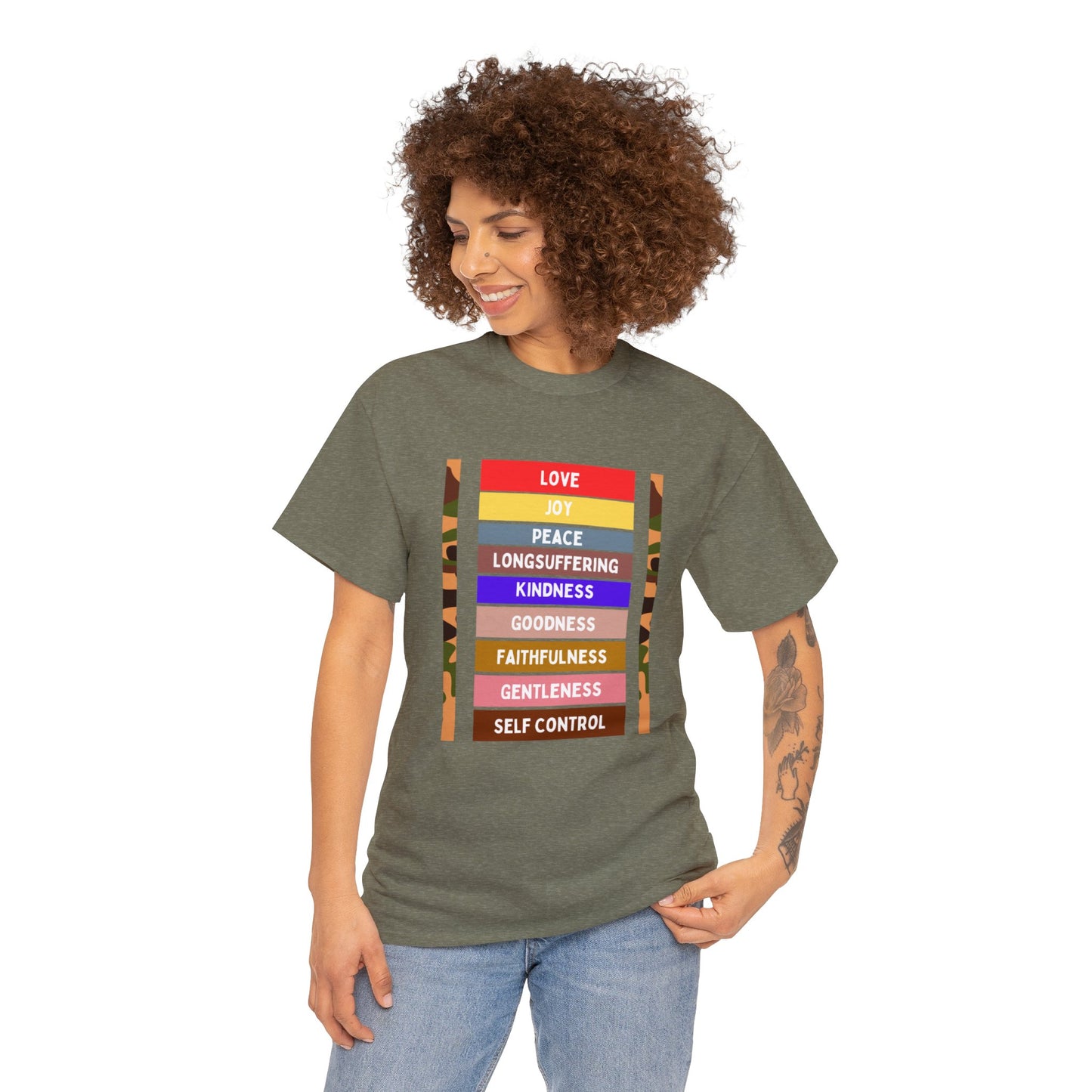 Fruits of The Holy Spirit Unisex Heavy Cotton Tee