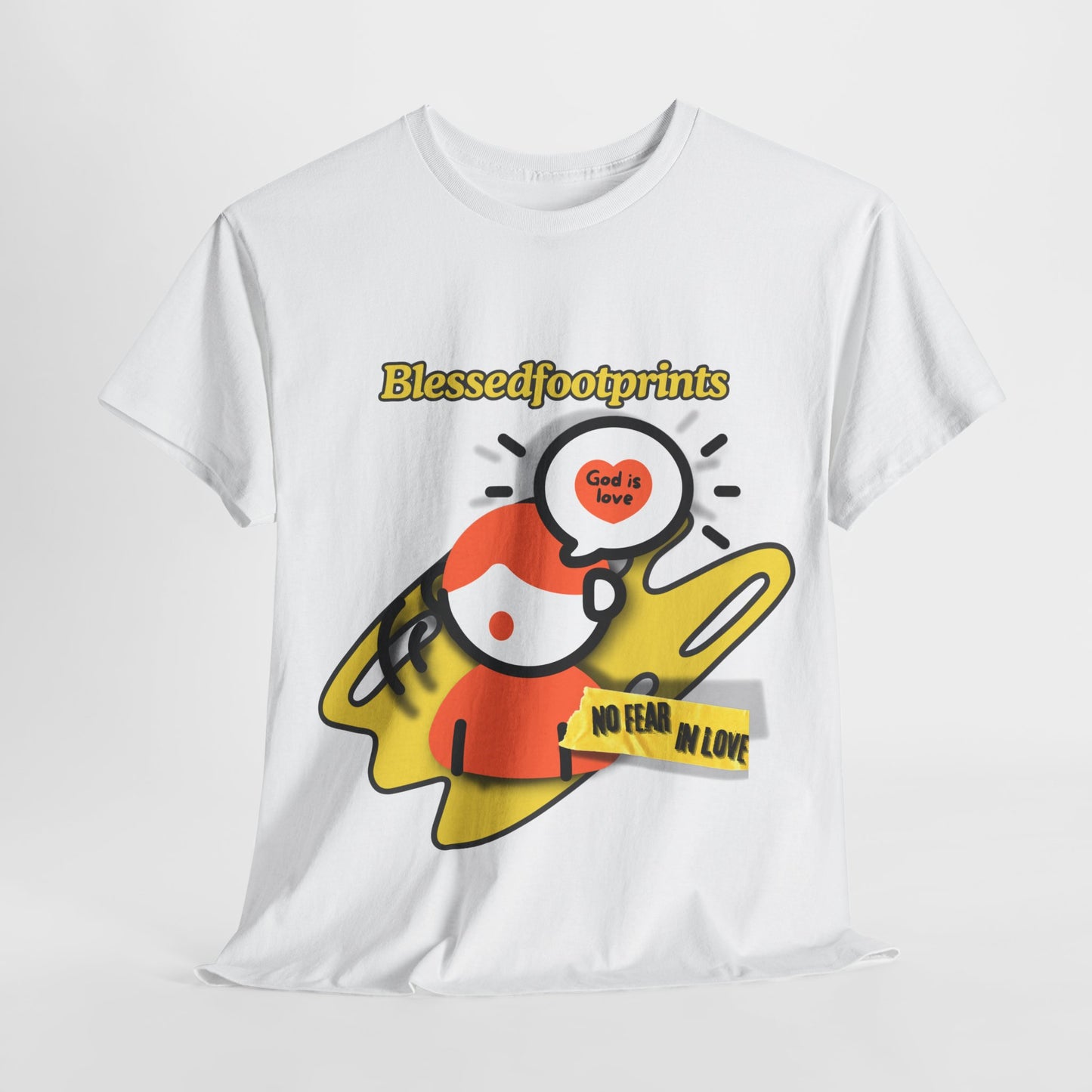 God Is Love Tee No Fear in Love Graphic T shirt