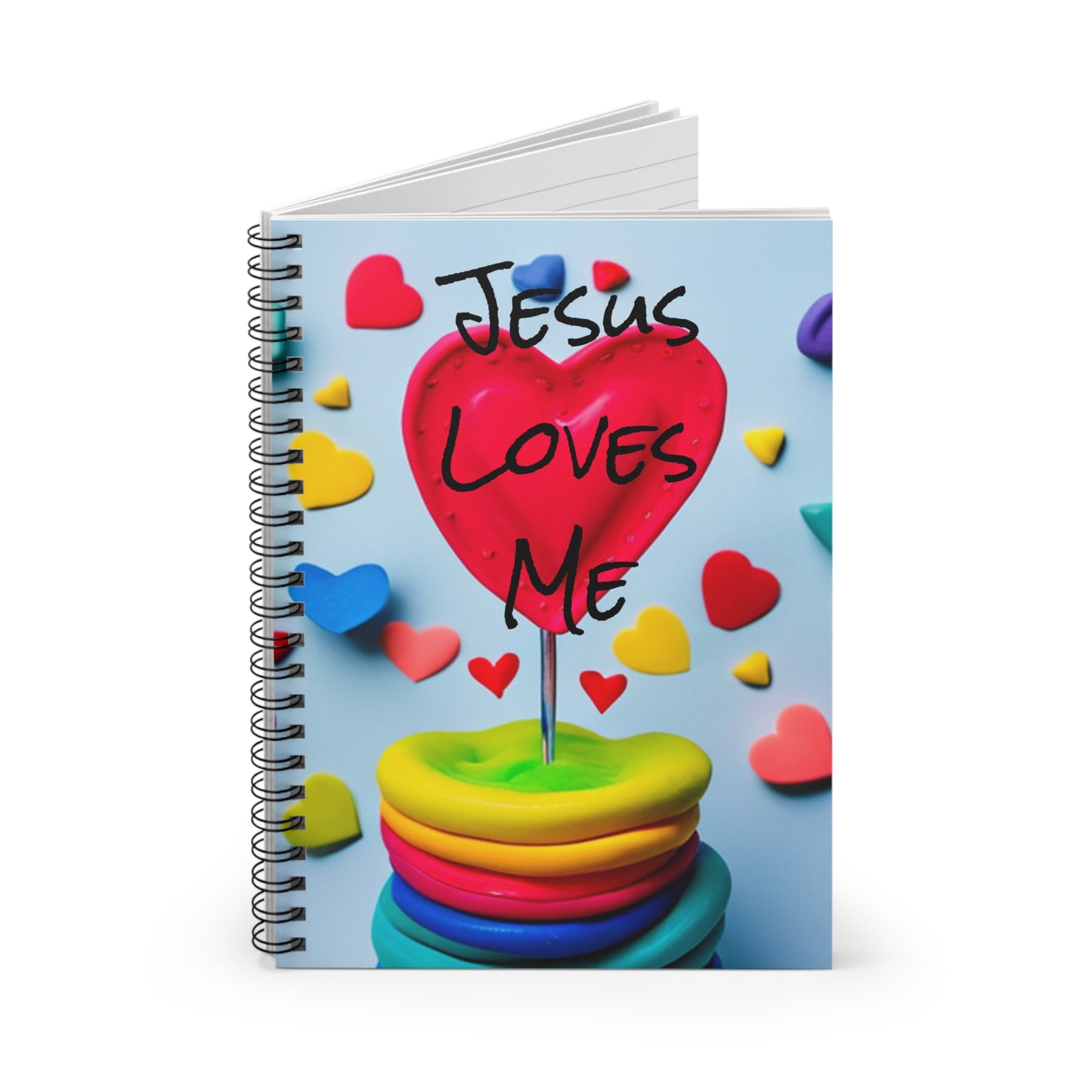 Jesus Loves Me Spiral Notebook - Ruled Line