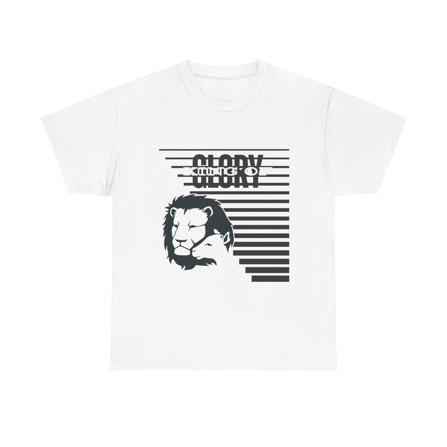 Lion & Lamb, Love & Life Unisex Heavy Cotton Tee