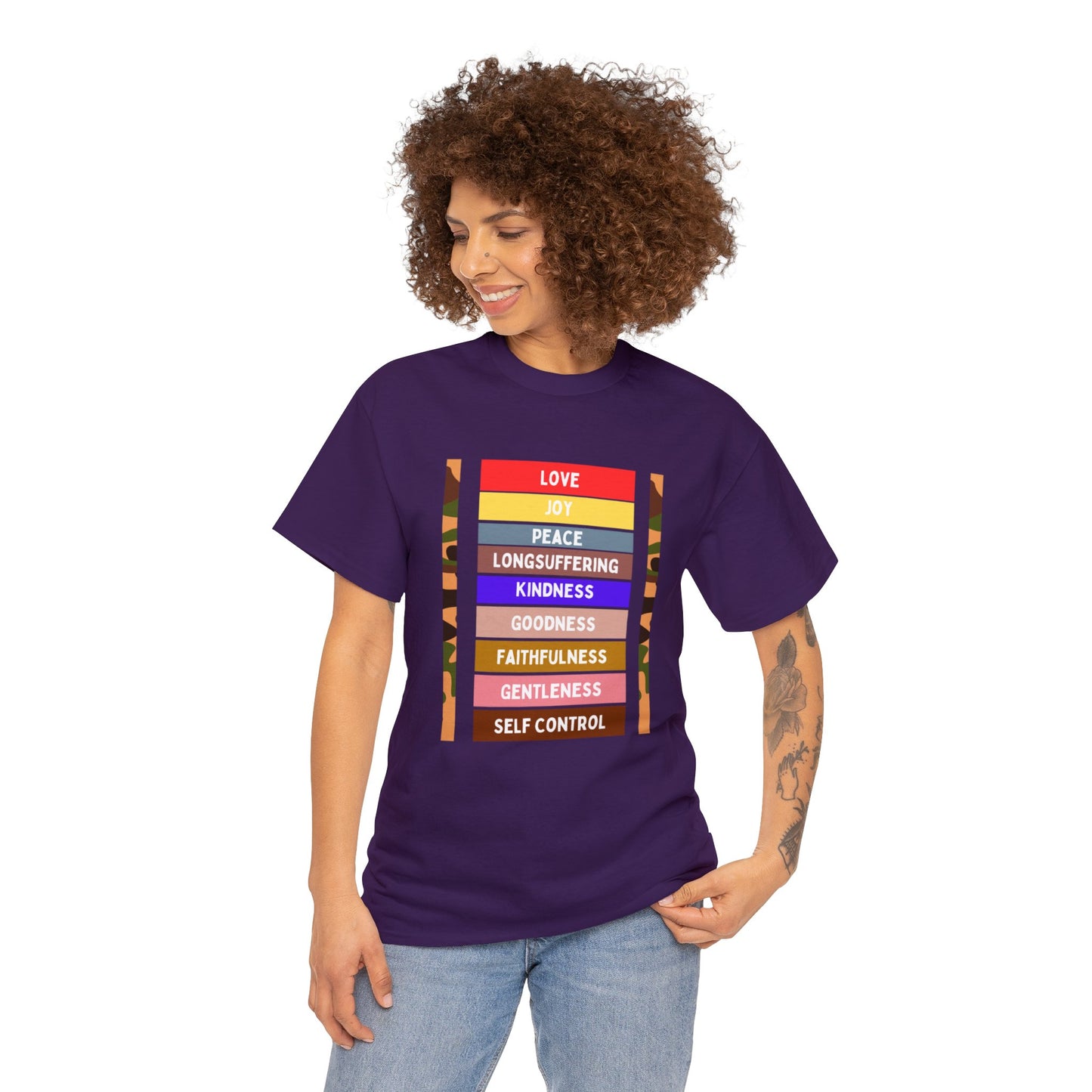 Fruits of The Holy Spirit Unisex Heavy Cotton Tee