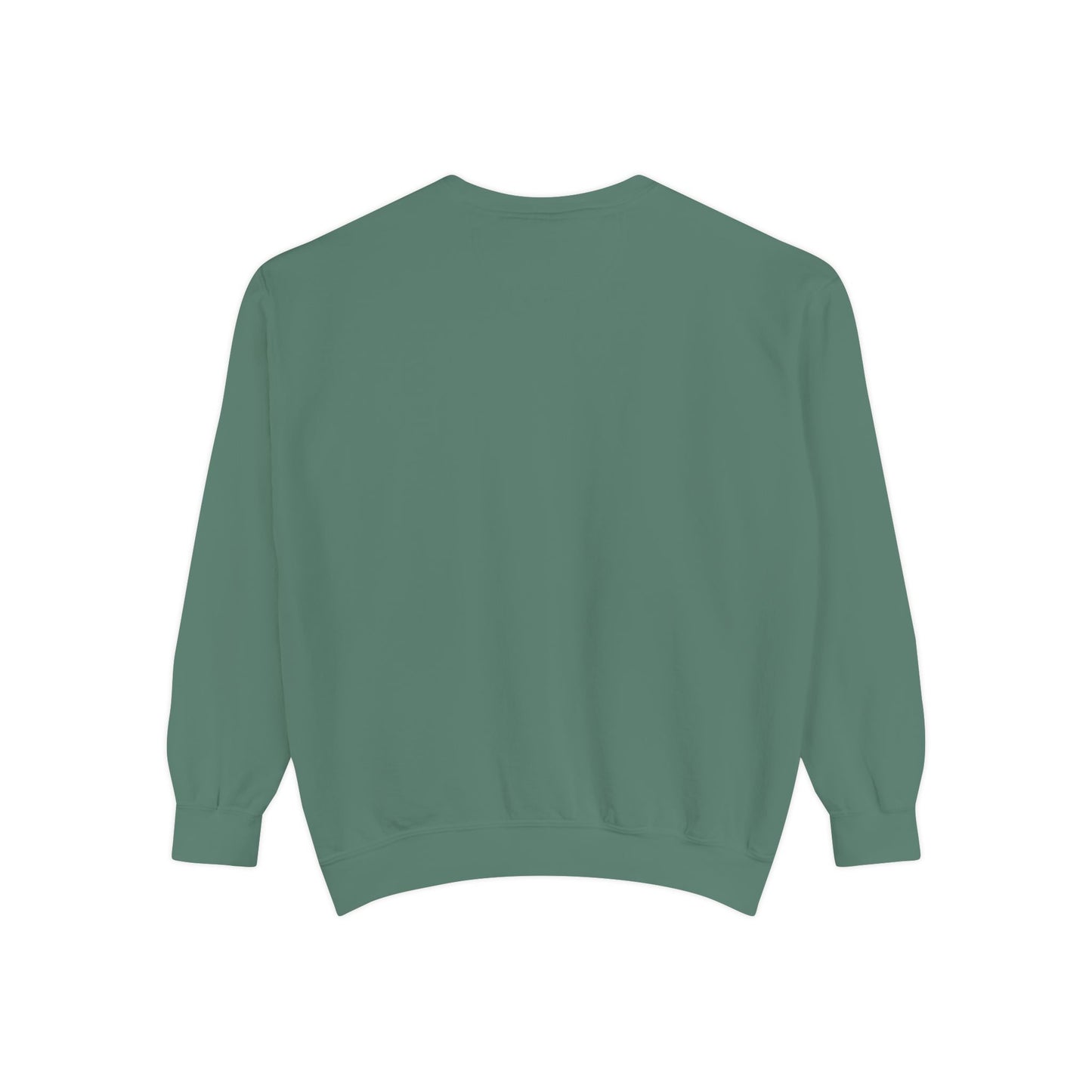 Garment-Dyed Sweatshirt Cozy Fall Autumn Give Thanks Graphic Llama