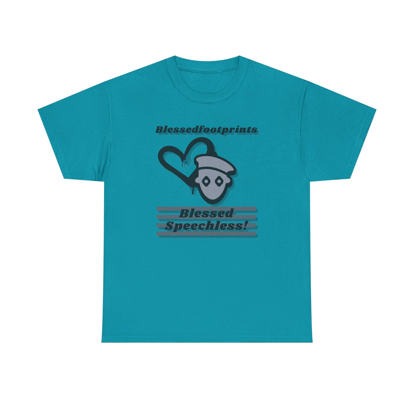 Blessedfootprints Collection Speechless Unisex Heavy Cotton Tee