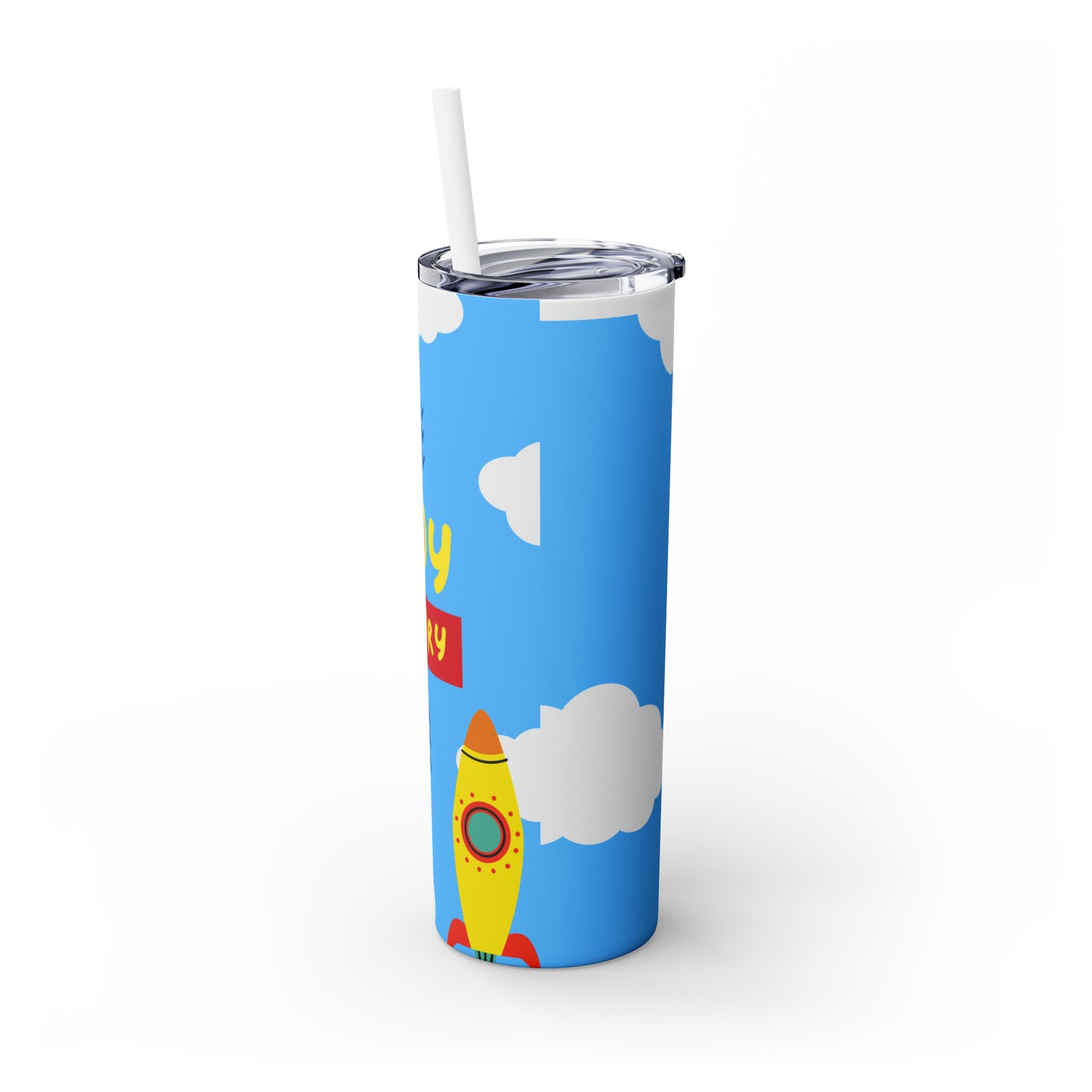 Joy Story Skinny Tumbler with Straw, 20oz