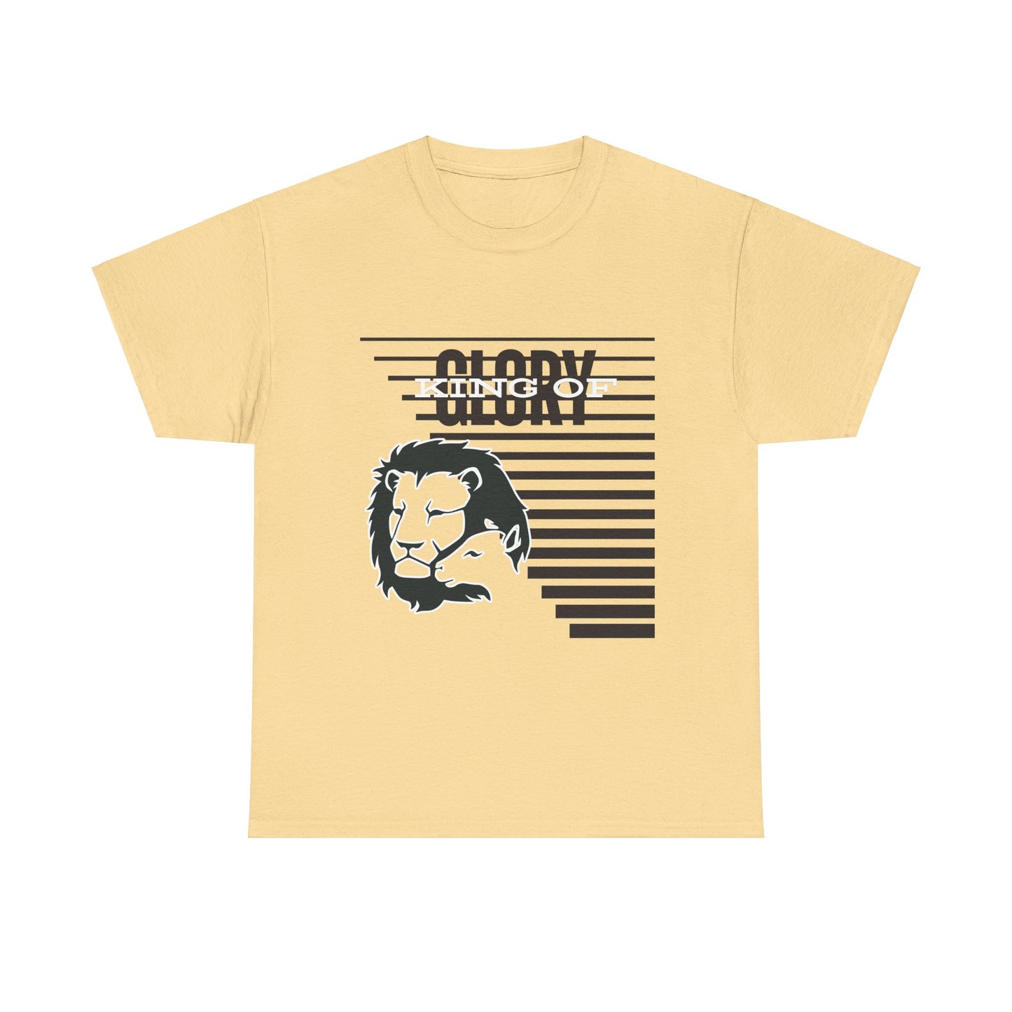 Lion & Lamb, Love & Life Unisex Heavy Cotton Tee