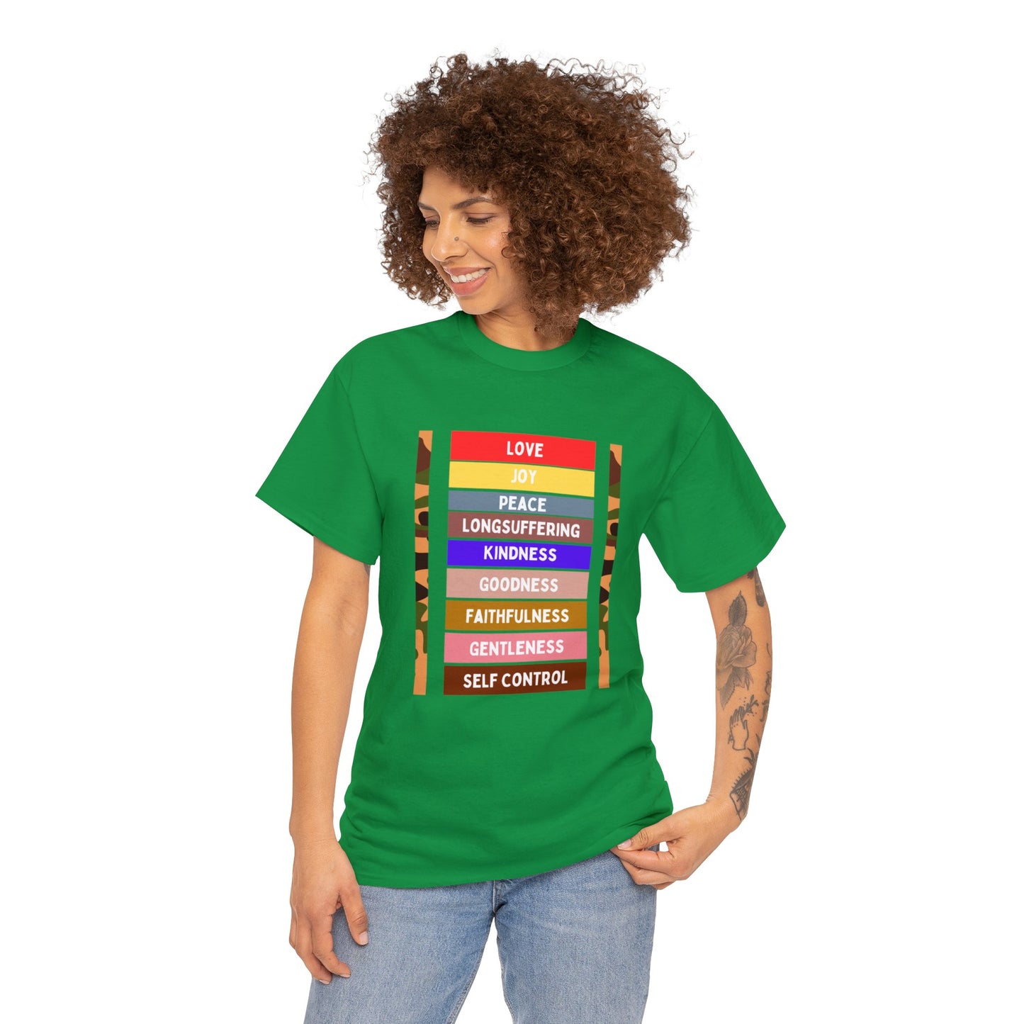 Fruits of The Holy Spirit Unisex Heavy Cotton Tee