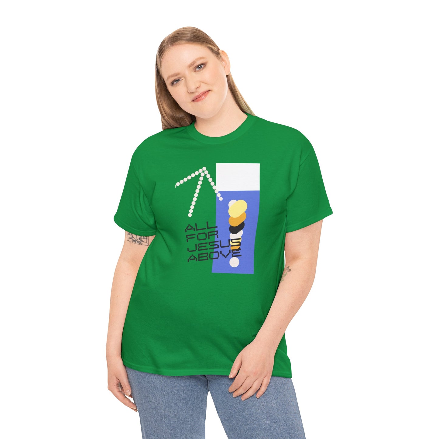 All For Jesus Above Short-Sleeve T-Shirt