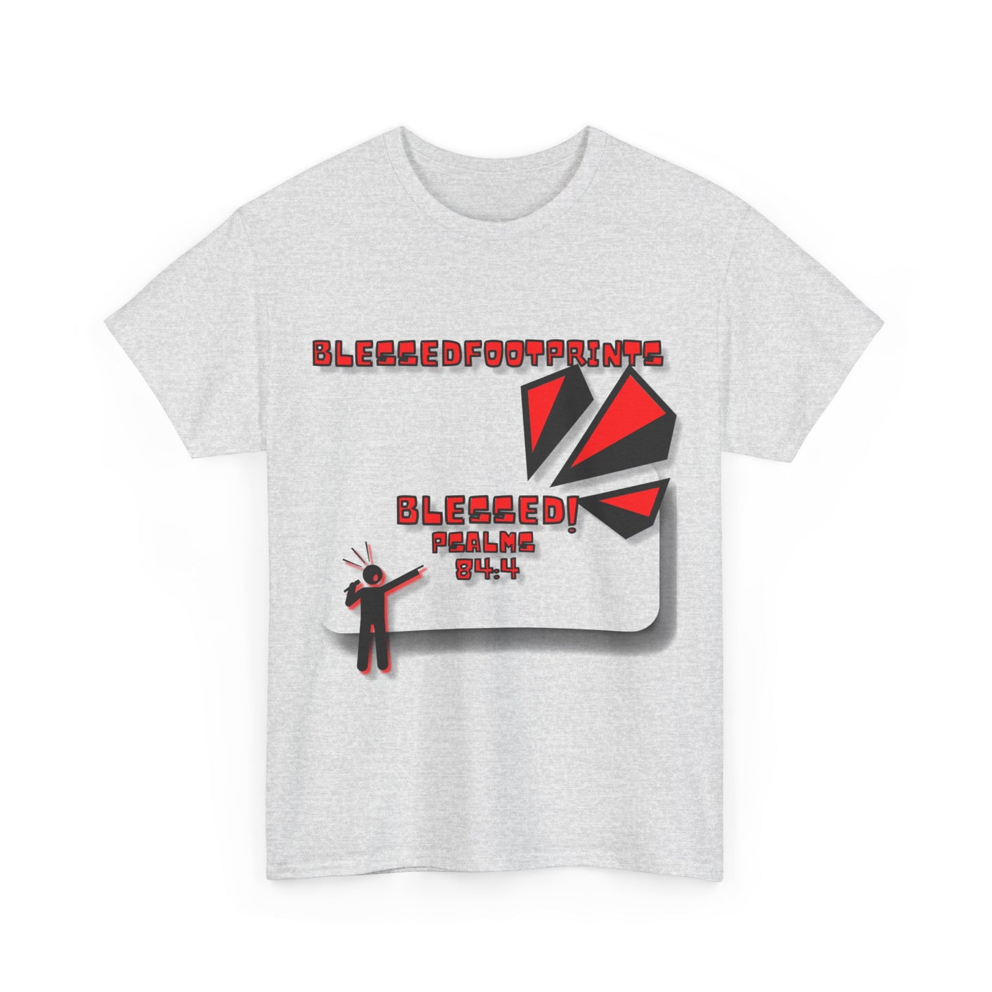 Blessed Psalms 84:4 Unisex Heavy Cotton Tee