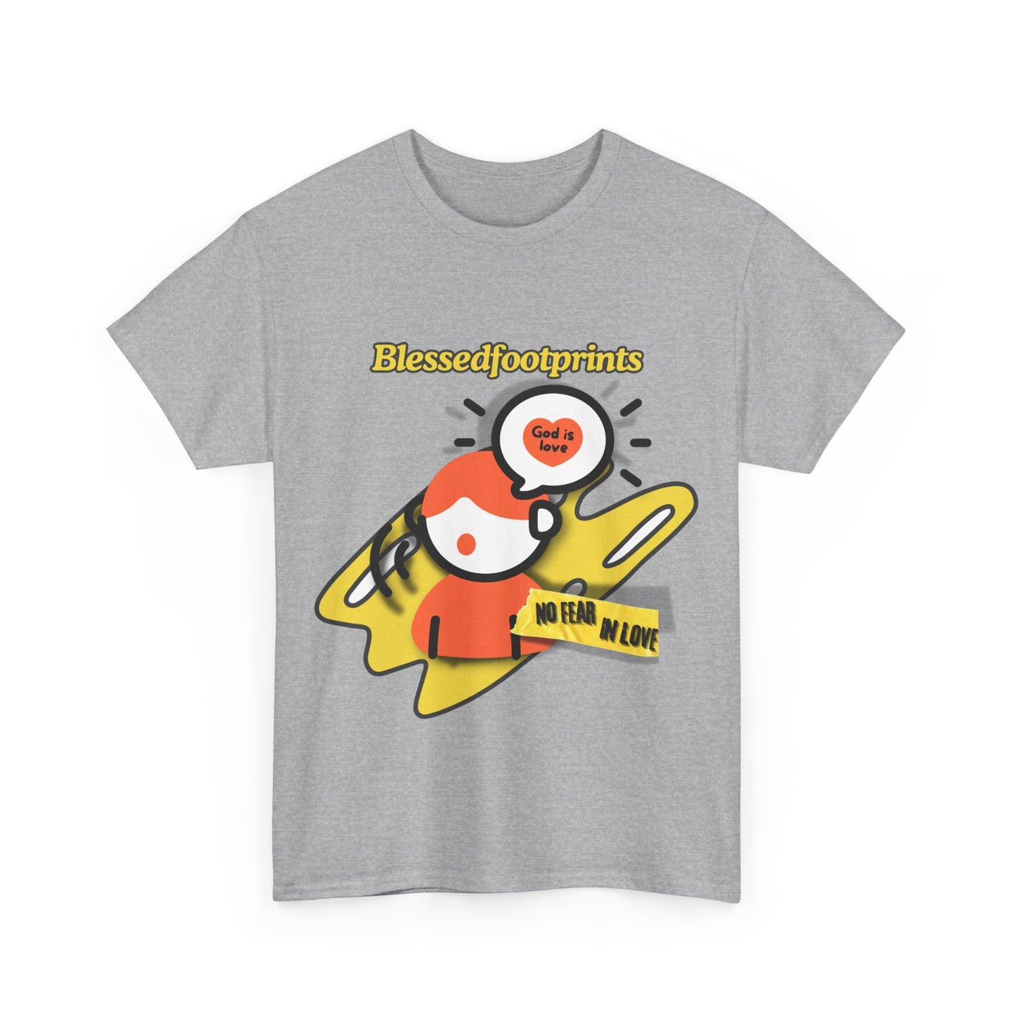 God Is Love Tee No Fear in Love Graphic T shirt