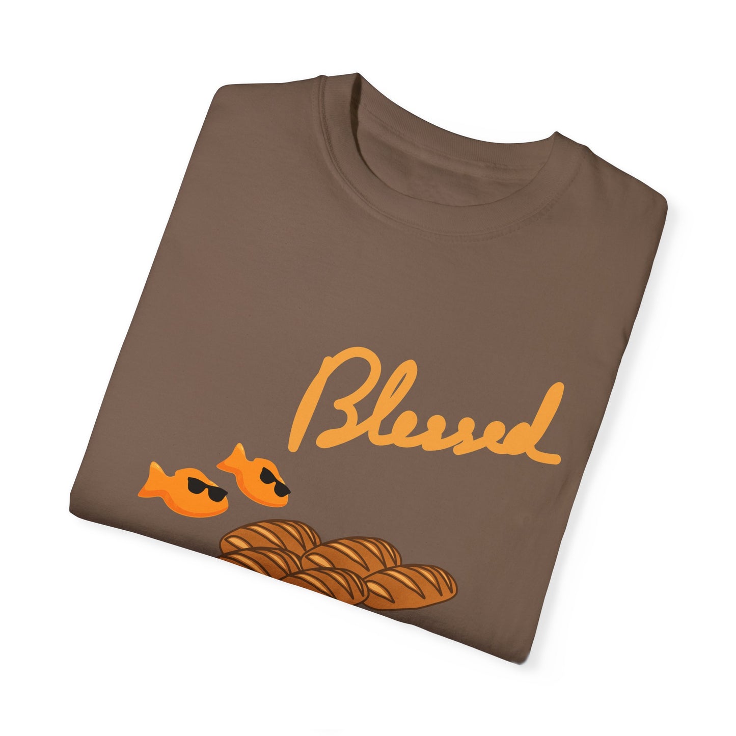 Blessed 2 fish & 5 Loaves T-Shirt ā Christian Design | Comfort Colors 1717