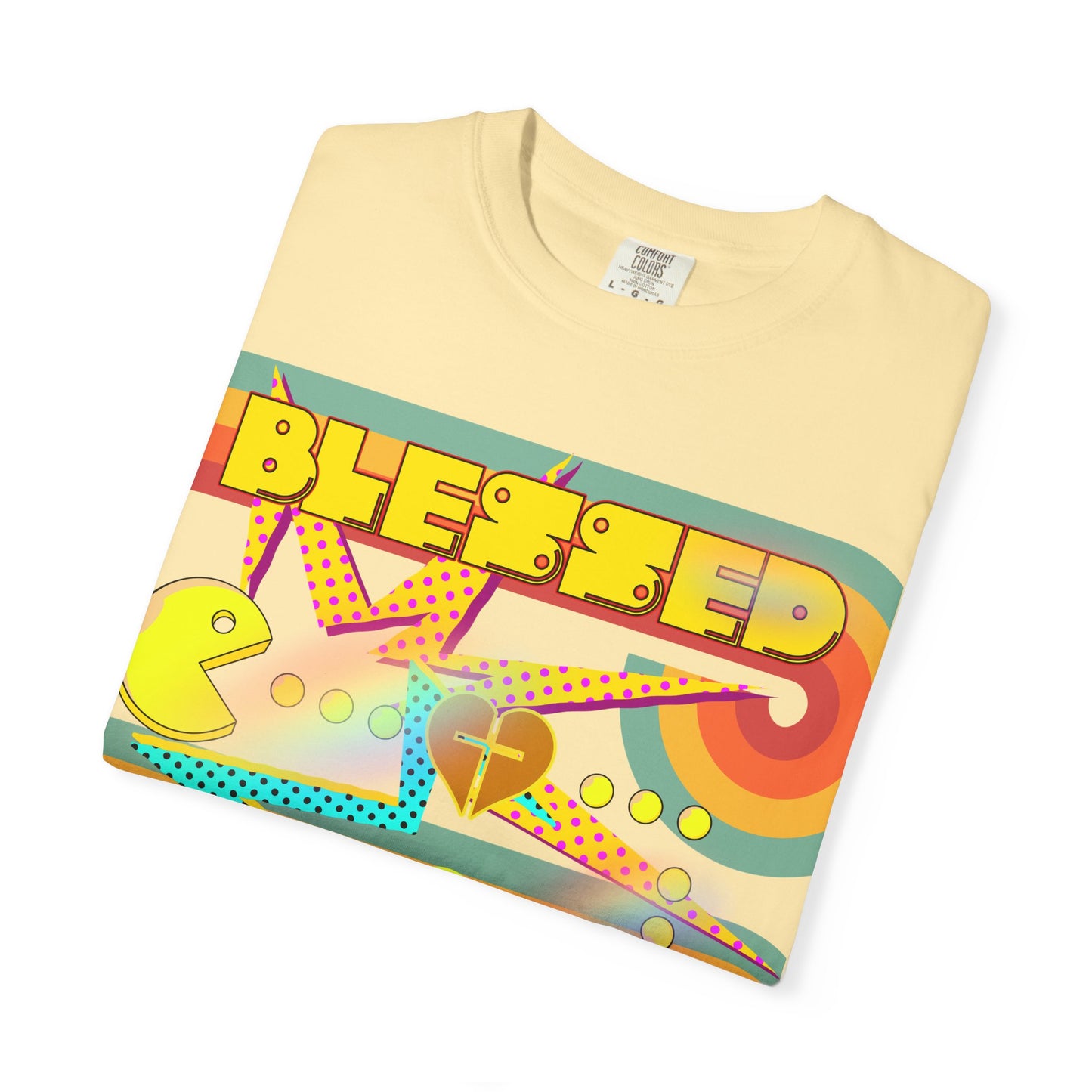 Retro Graphic T-Shirt, Blessed T-Shirt, Fun Casual Wear, Gift for Gamers, Vintage Style Tee