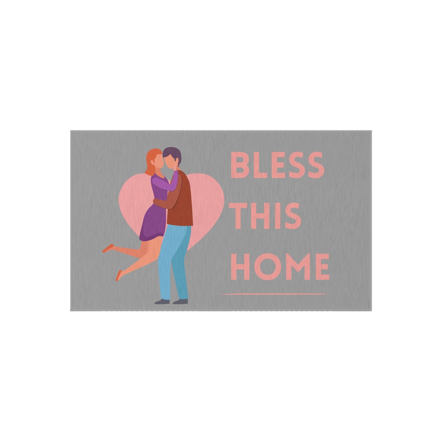 Bless This Home Love Out door Rug