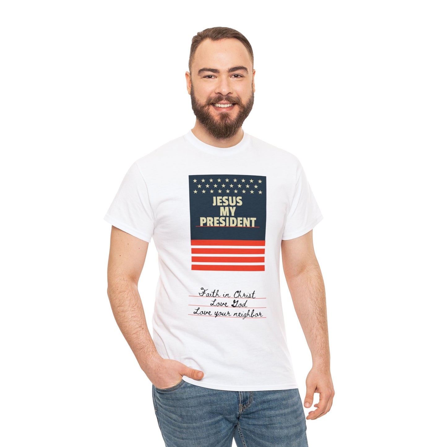 Jesus My President Tee: Affordable Faithwear for All