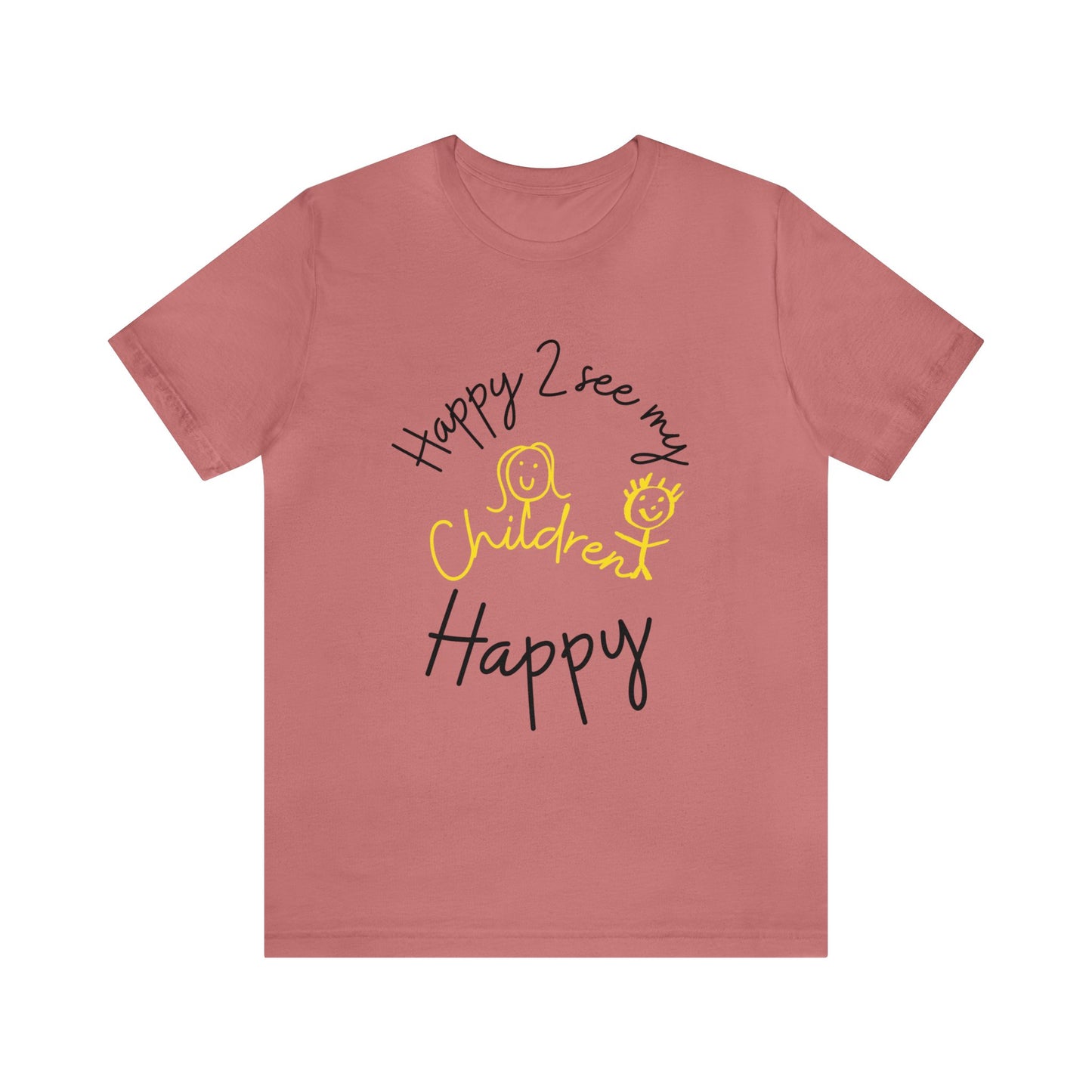 Happy Unisex Jersey Short Sleeve Tee