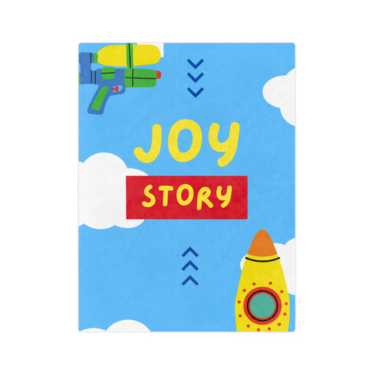 Joy Story Velveteen Minky Blanket